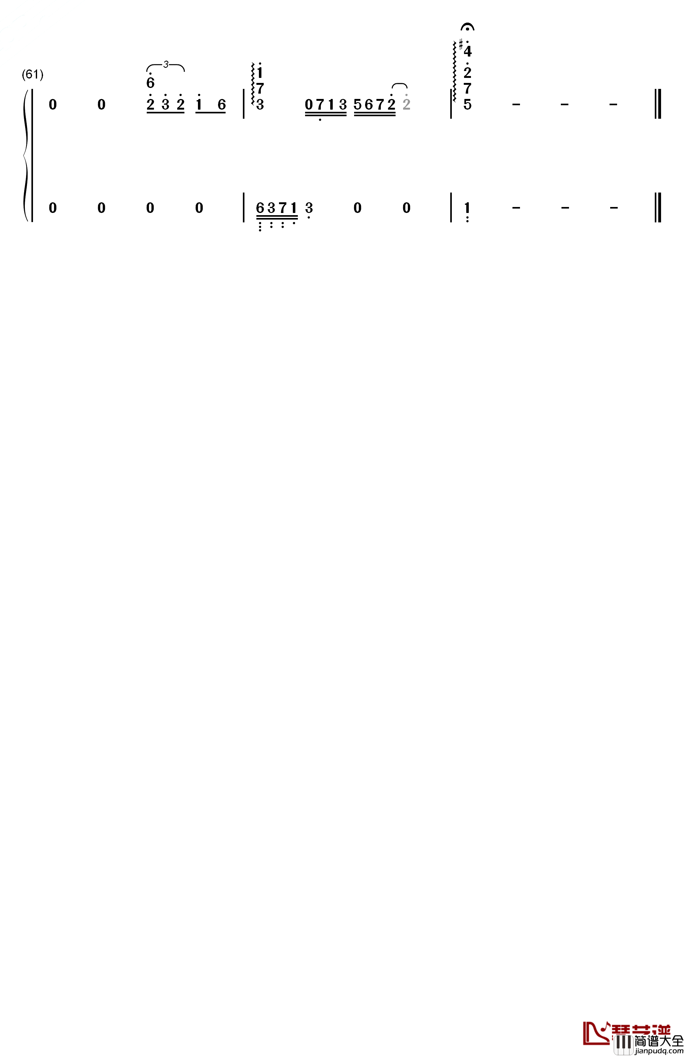Summer爵士版钢琴简谱_数字双手_久石让