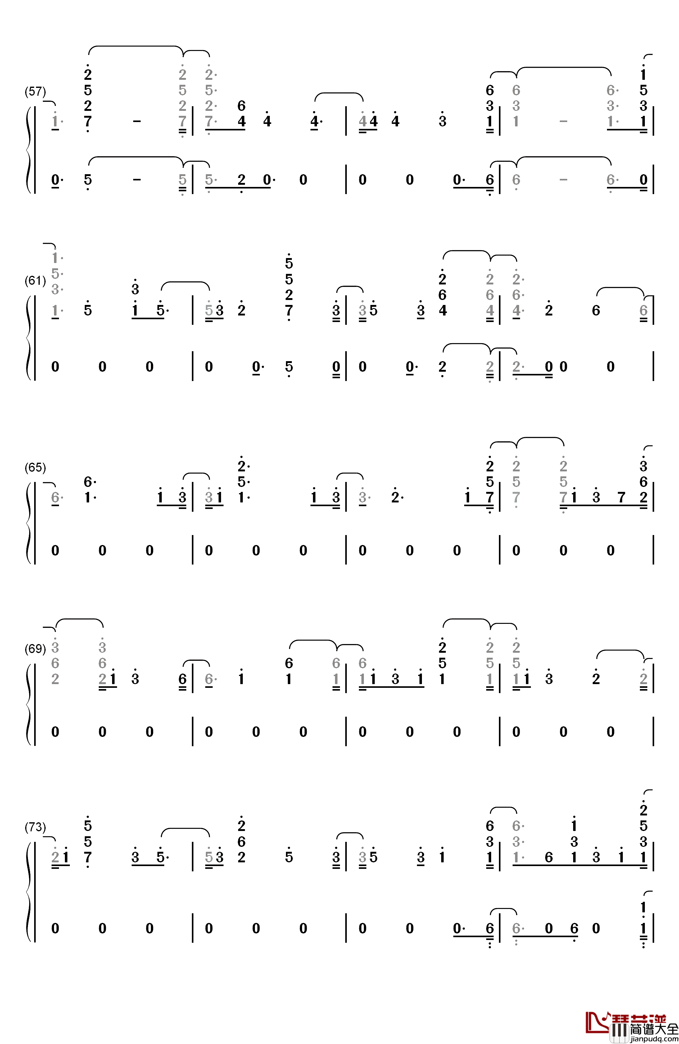 Fuego钢琴简谱_数字双手_Eleni_Foureira