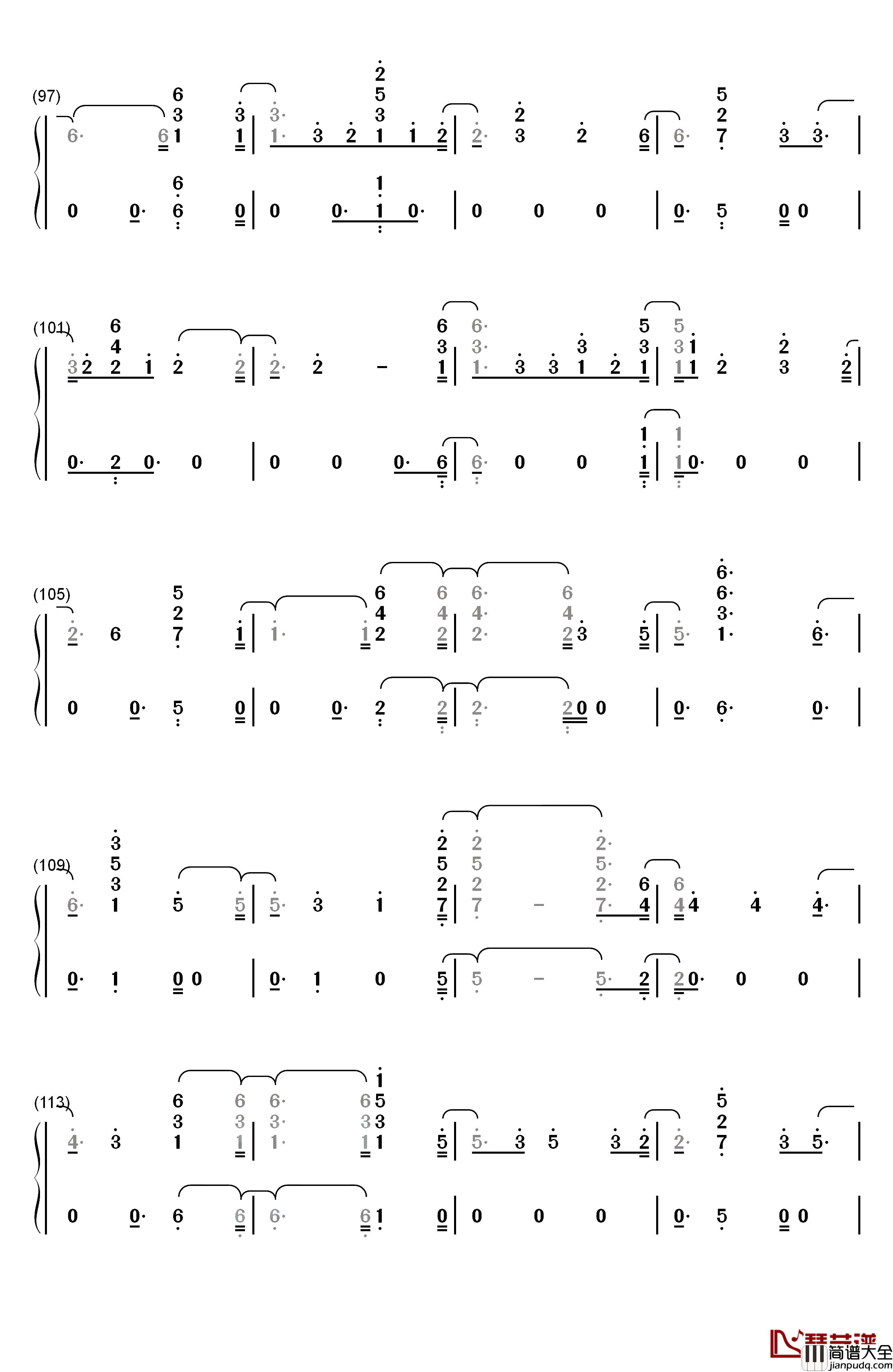 Fuego钢琴简谱_数字双手_Eleni_Foureira