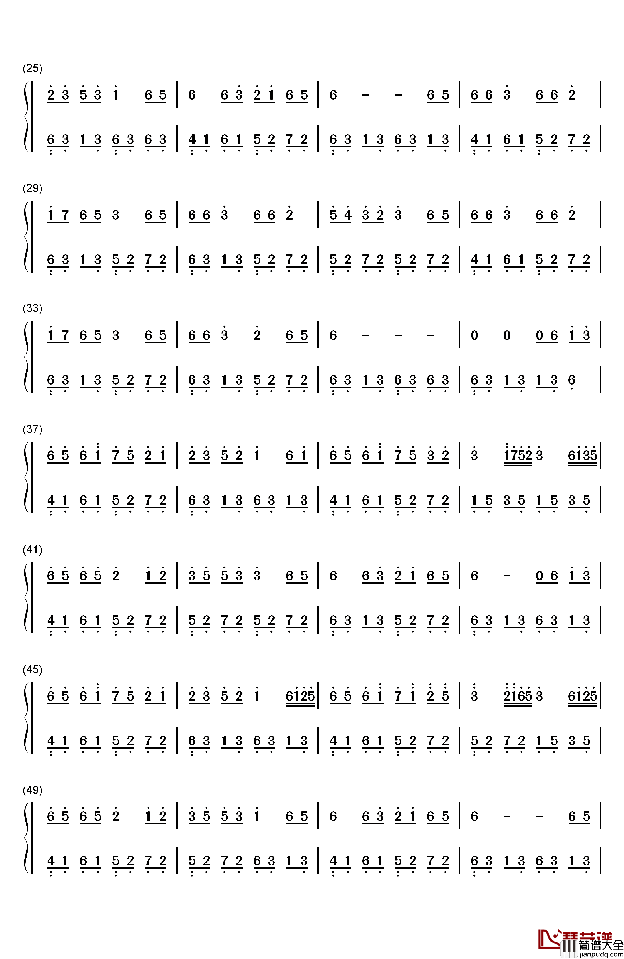 把思念变成永恒钢琴简谱_数字双手_曾帅