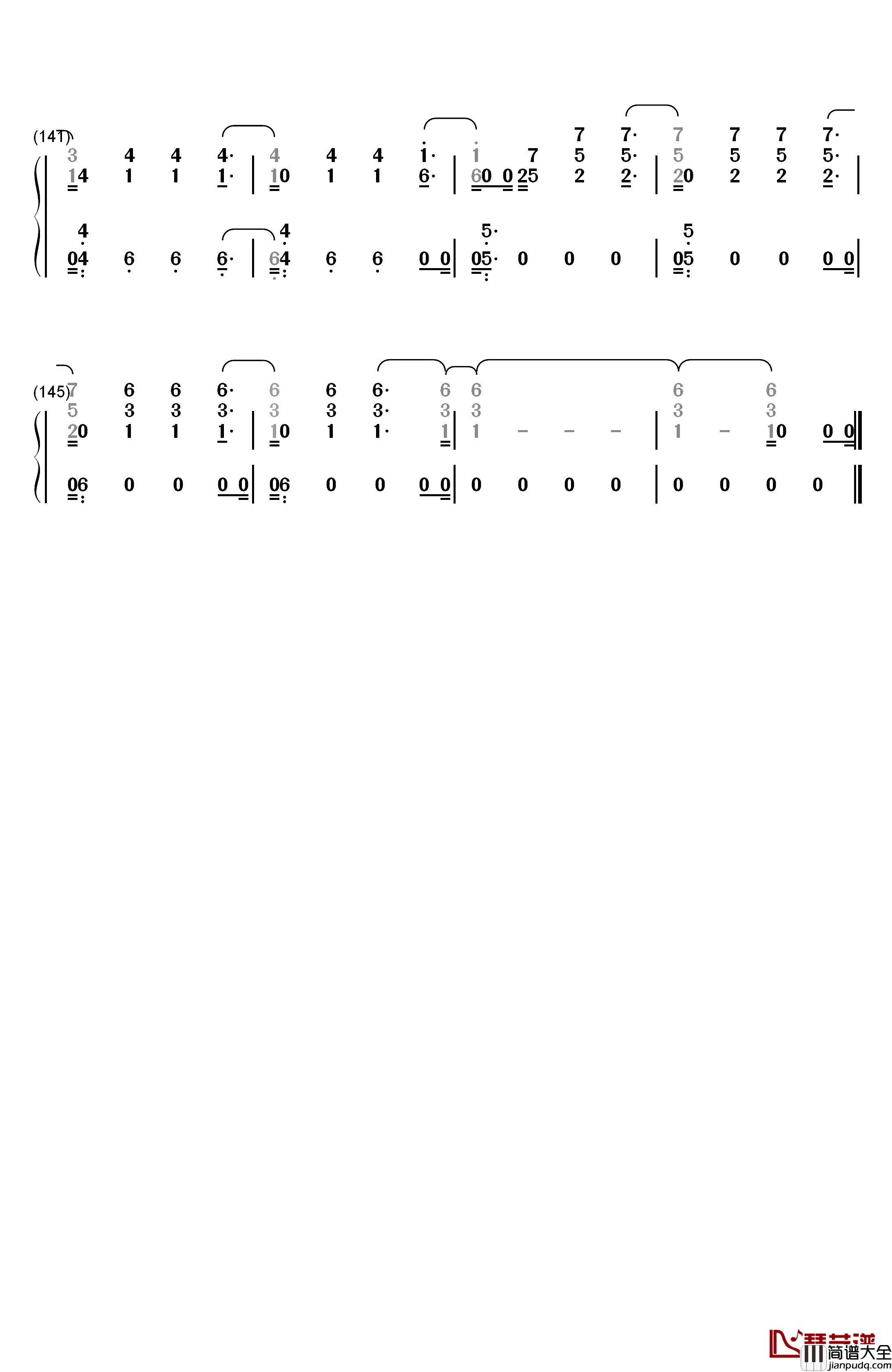 Sin_Pijama钢琴简谱_数字双手_Becky_G_Natti_Natasha