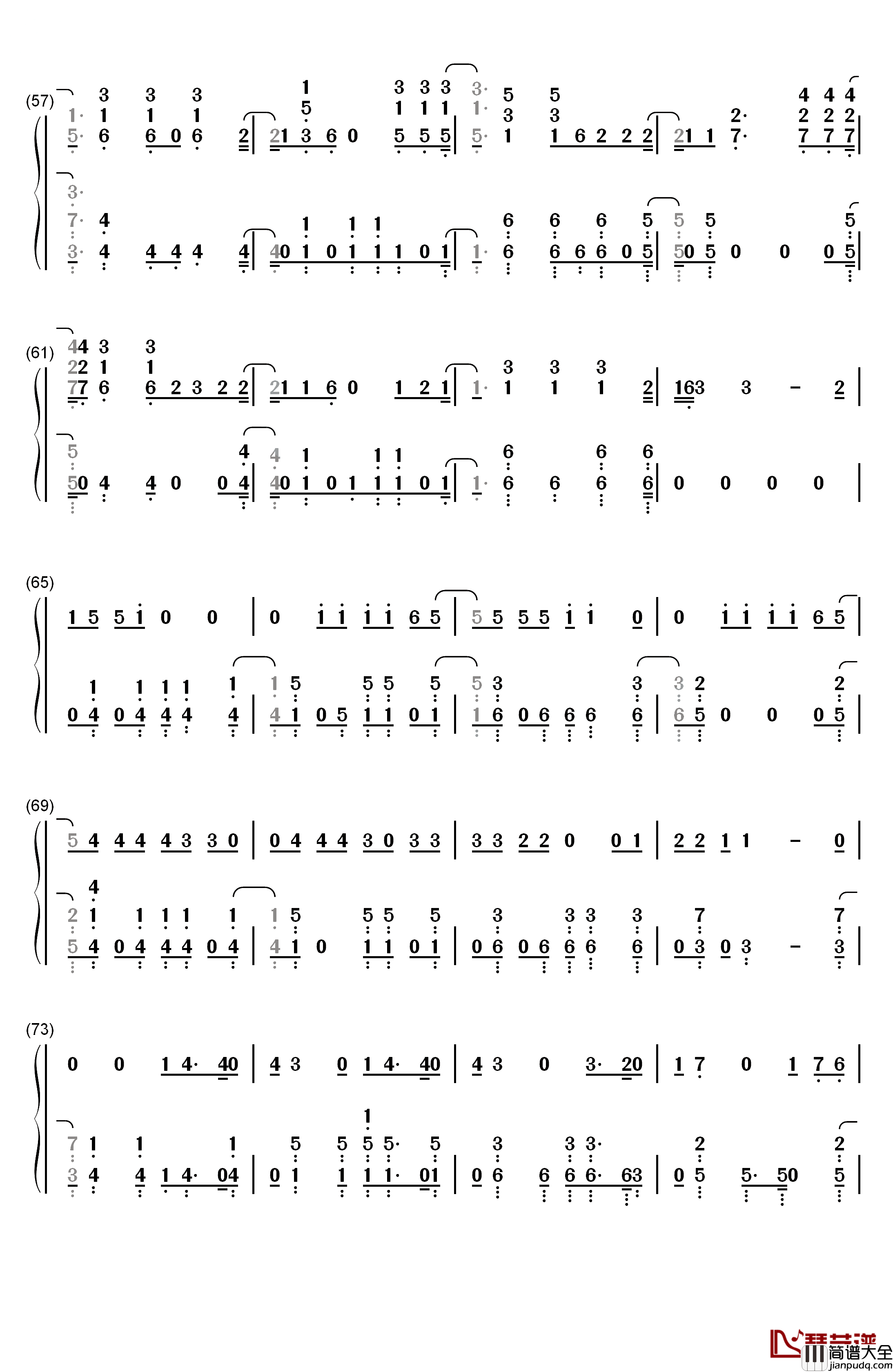 High_Hopes钢琴简谱_数字双手_Panic!_at_the_Disco