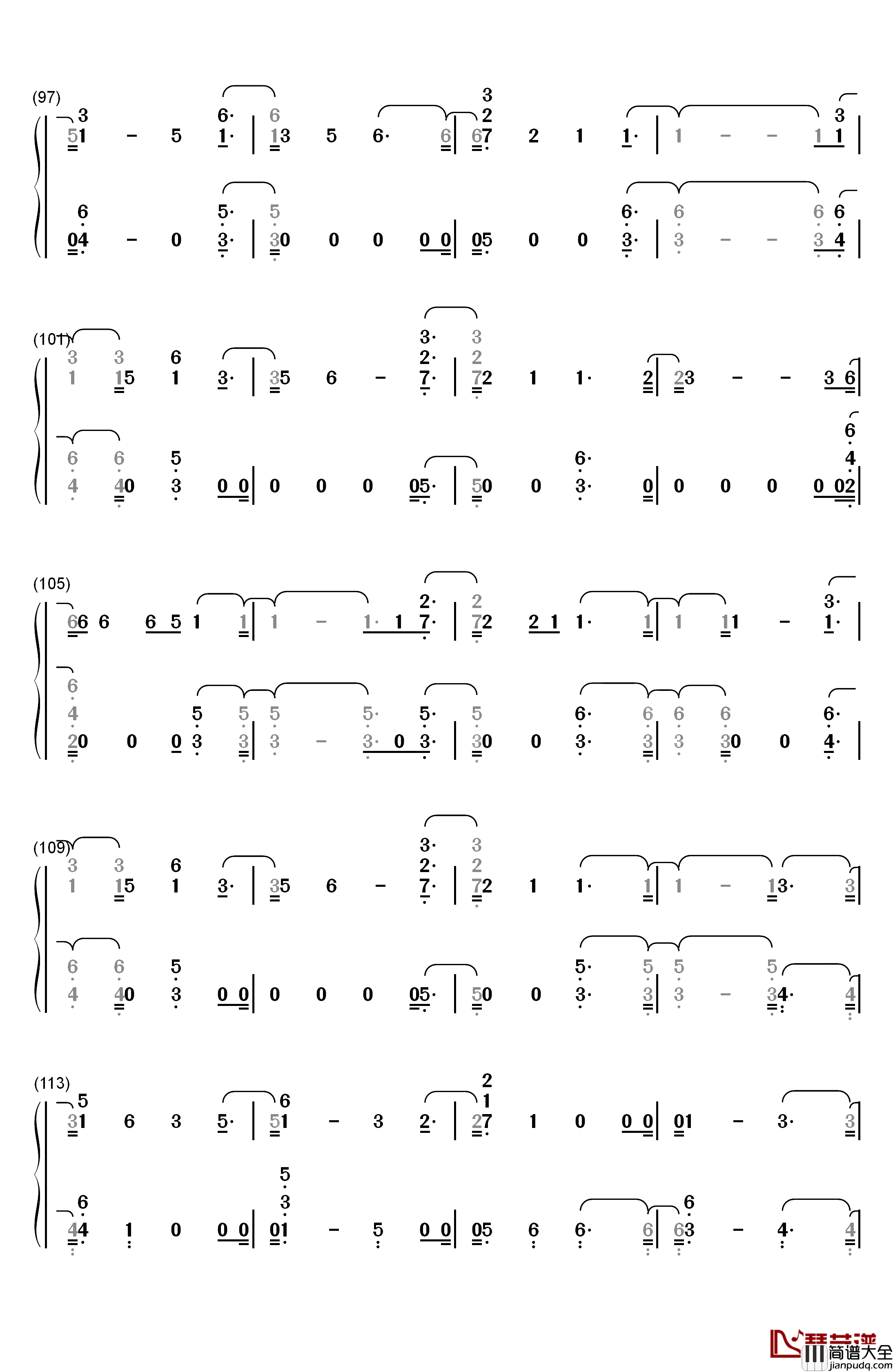 Patient钢琴简谱_数字双手_Charlie_Puth