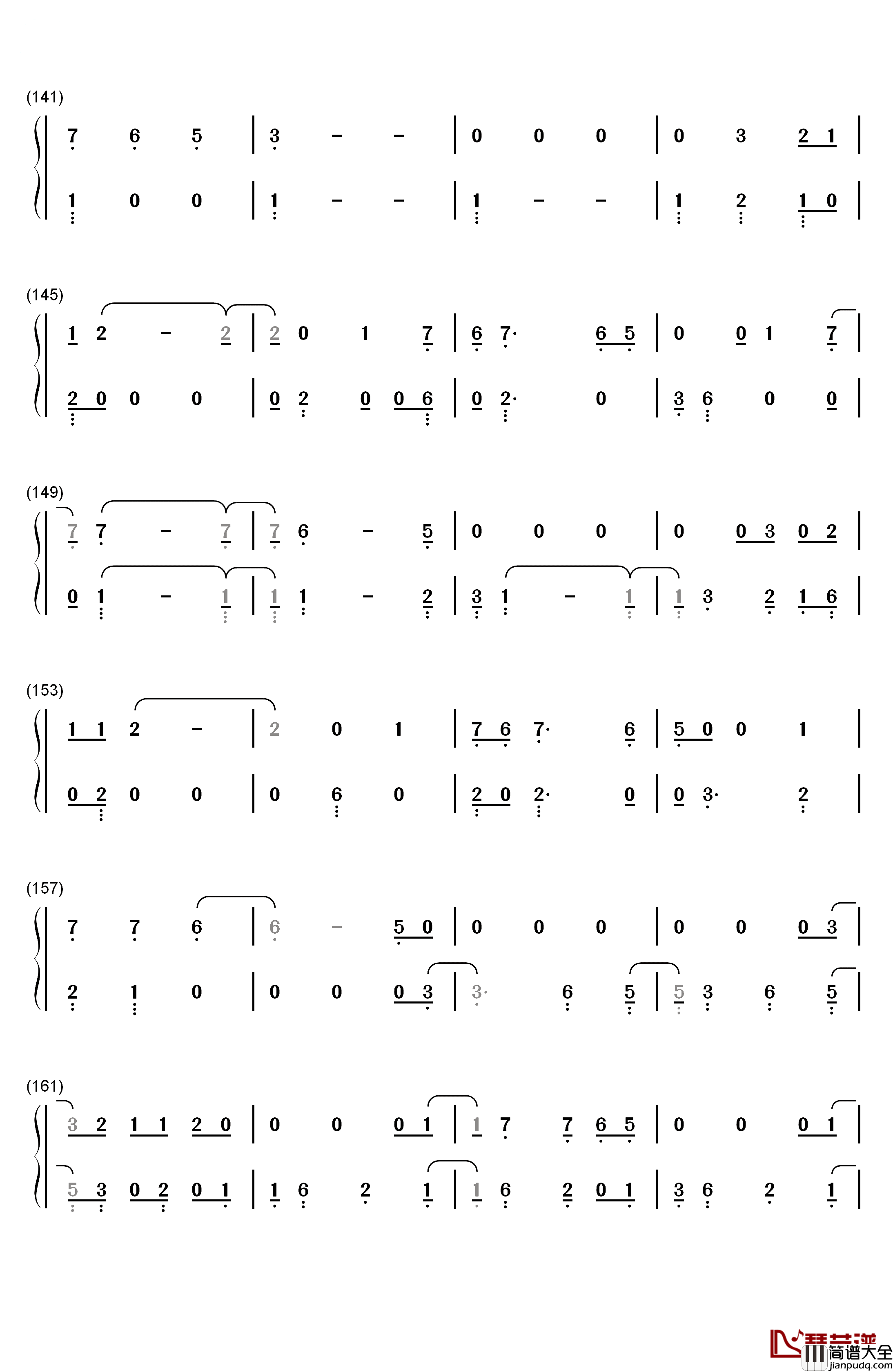 Call_Out_My_Name钢琴简谱_数字双手_The_Weeknd