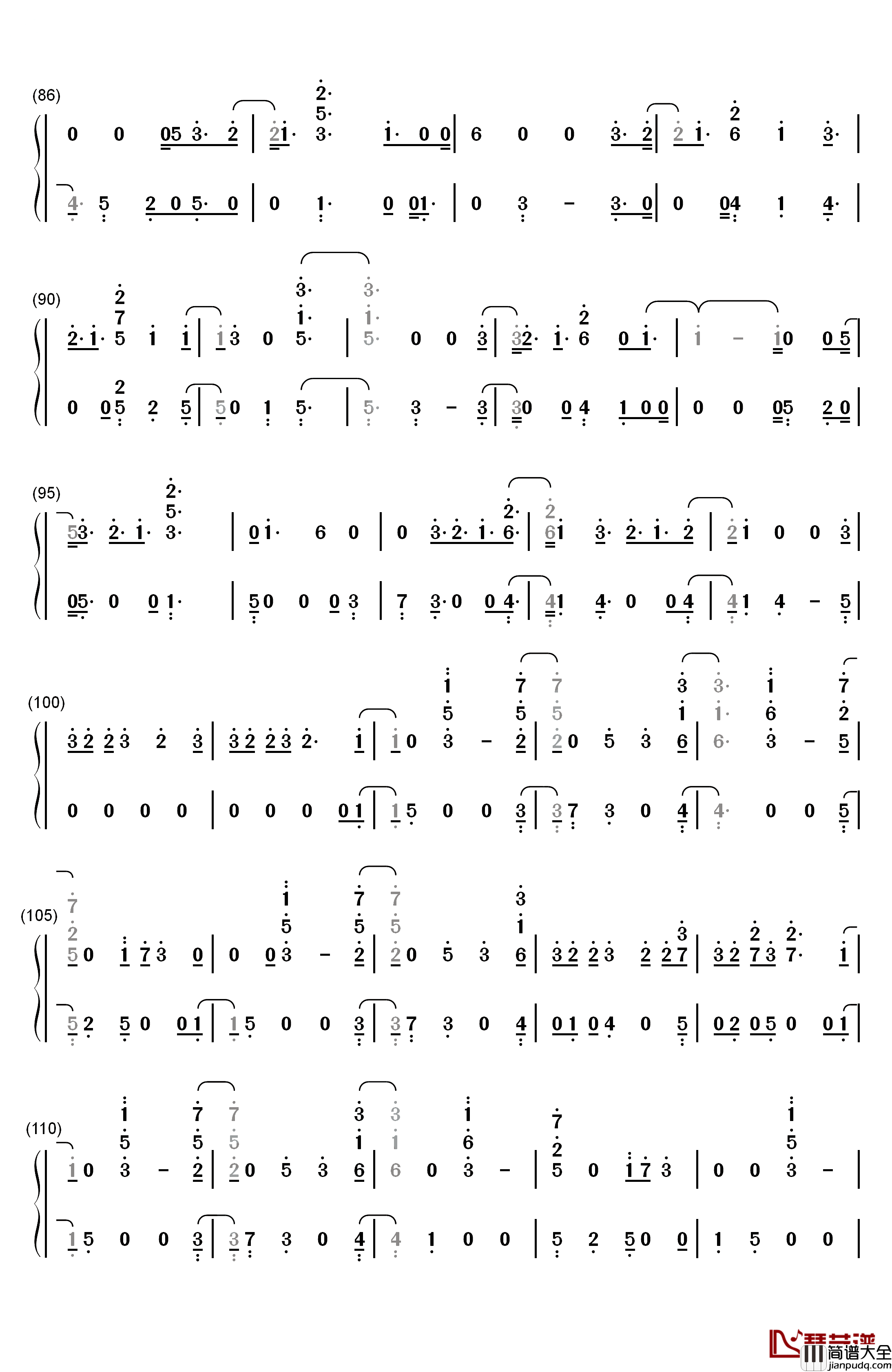 Ferrari钢琴简谱_数字双手_Bebe_Rexha