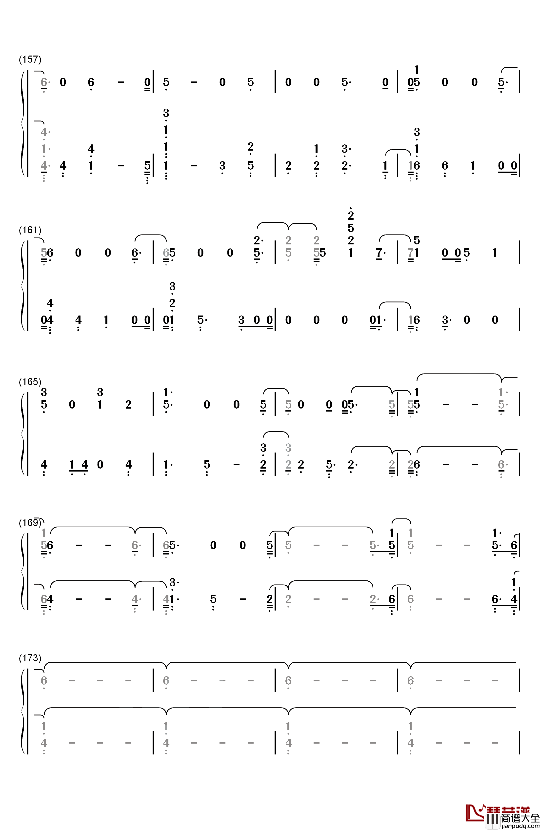 Back_to_You钢琴简谱_数字双手_Selena_Gomez