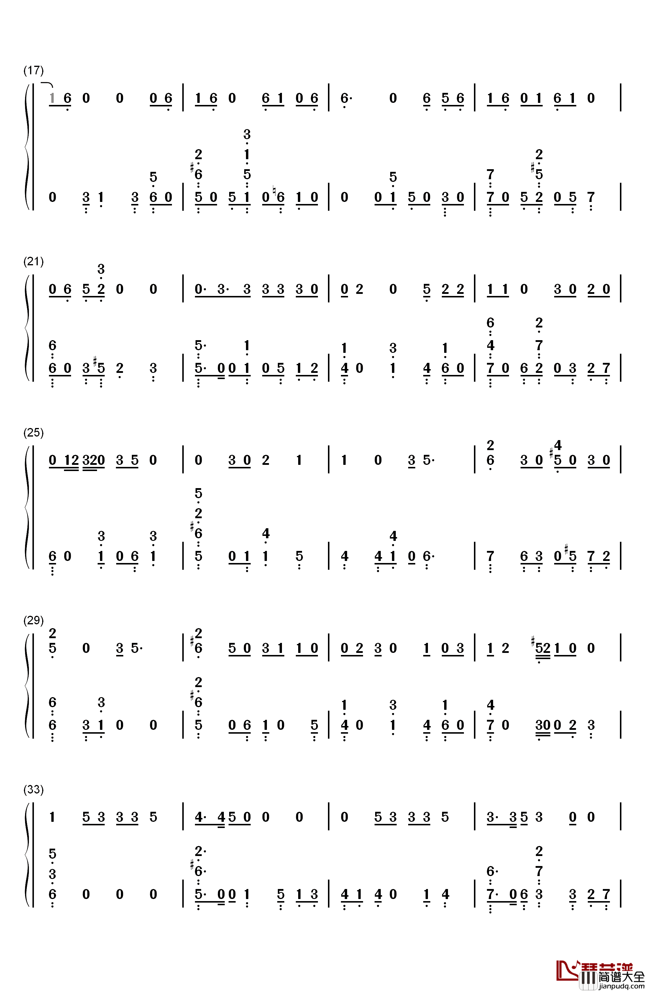 Love_Maze钢琴简谱_数字双手_防弹少年团