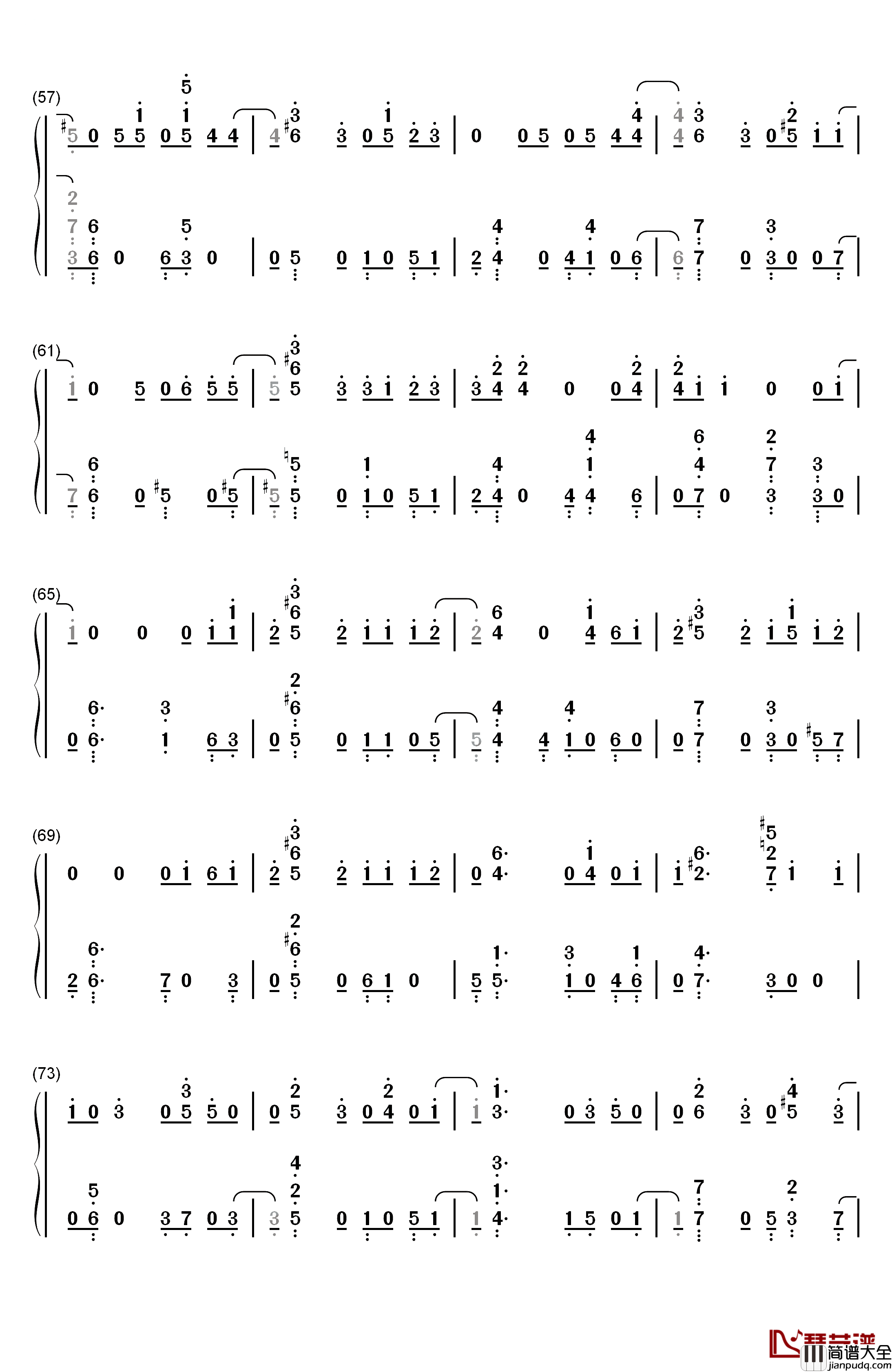 Love_Maze钢琴简谱_数字双手_防弹少年团