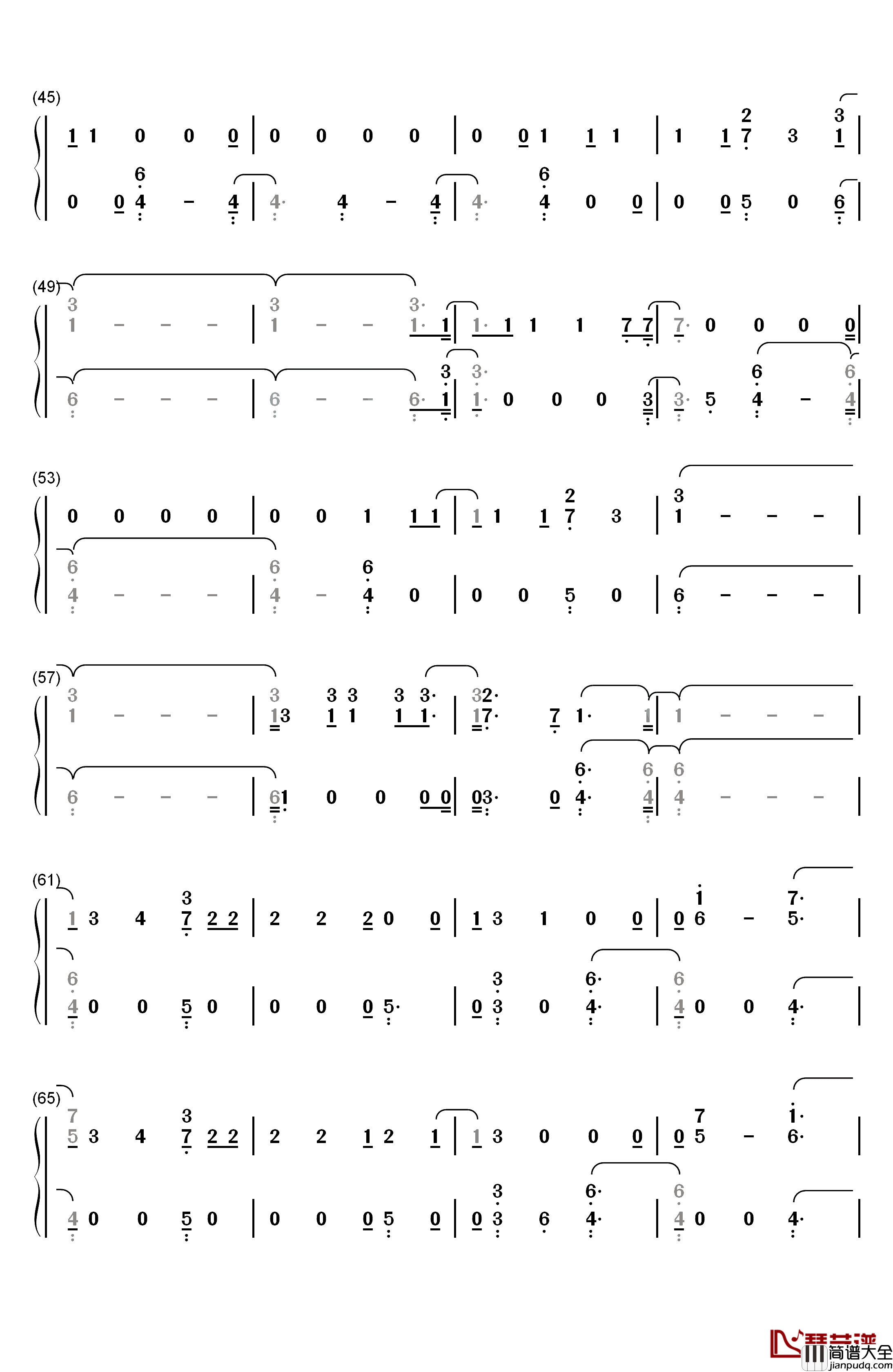 Kiss_Me钢琴简谱_数字双手_MAGIC!