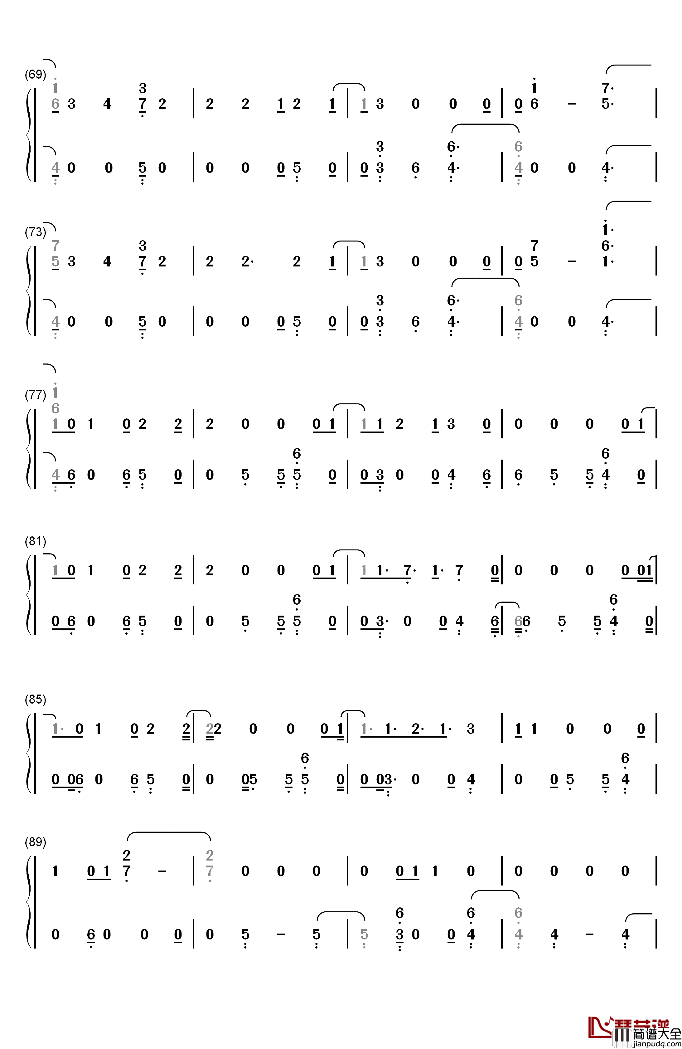 Kiss_Me钢琴简谱_数字双手_MAGIC!
