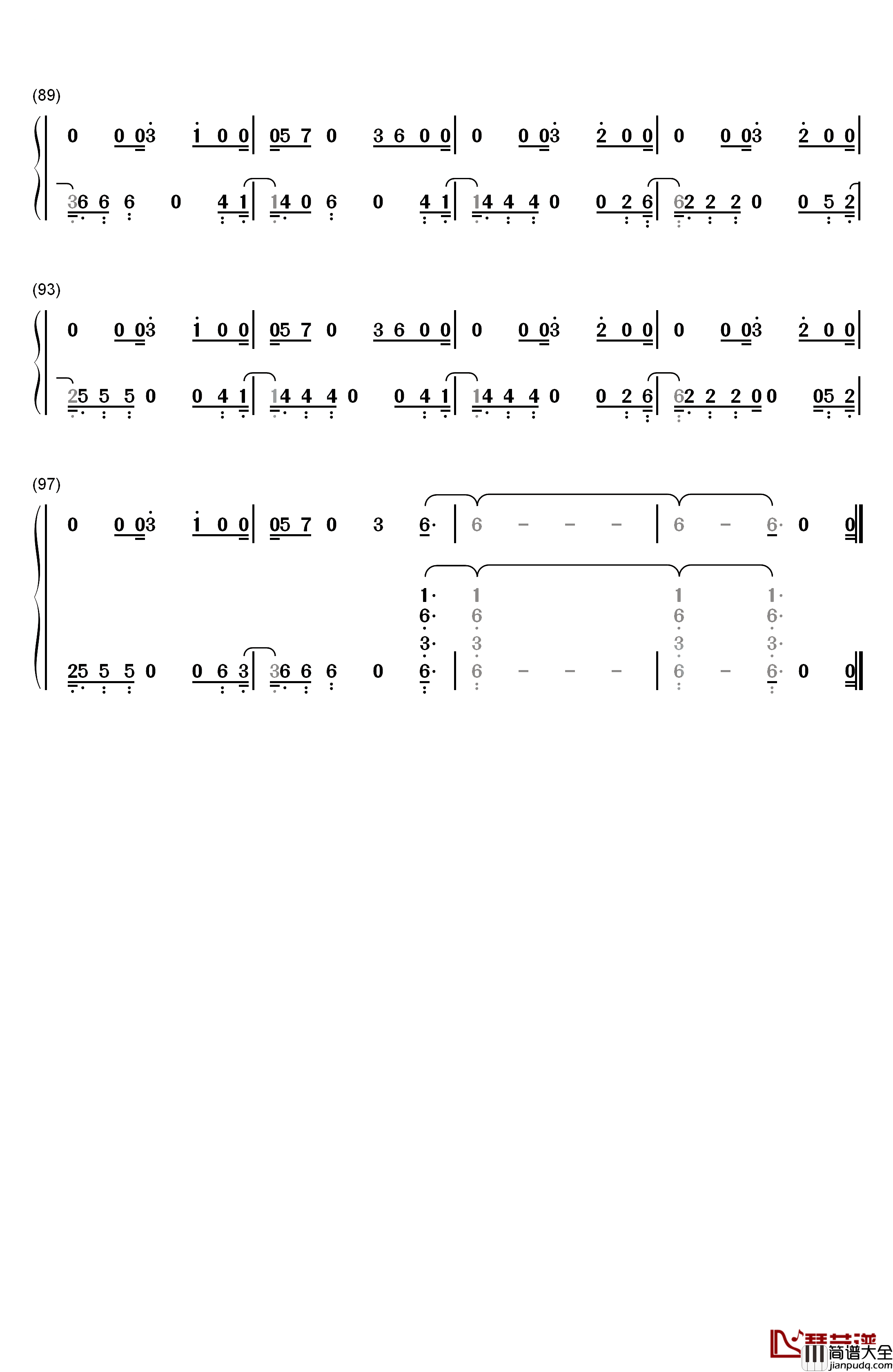 Dance_To_This钢琴简谱_数字双手_Troye_Sivan_Ariana_Grande