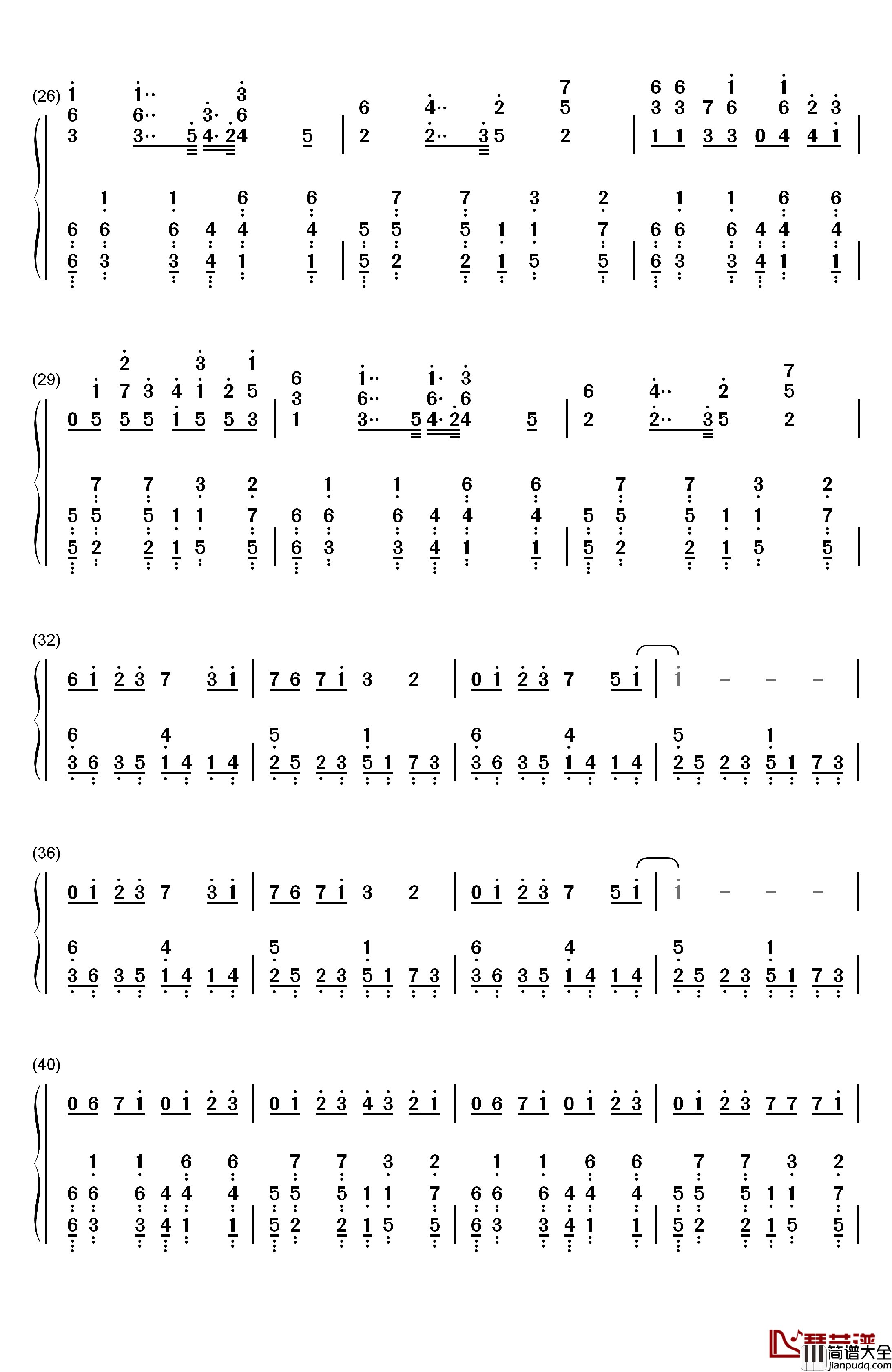 Darkside钢琴简谱_数字双手_Alan_Walker