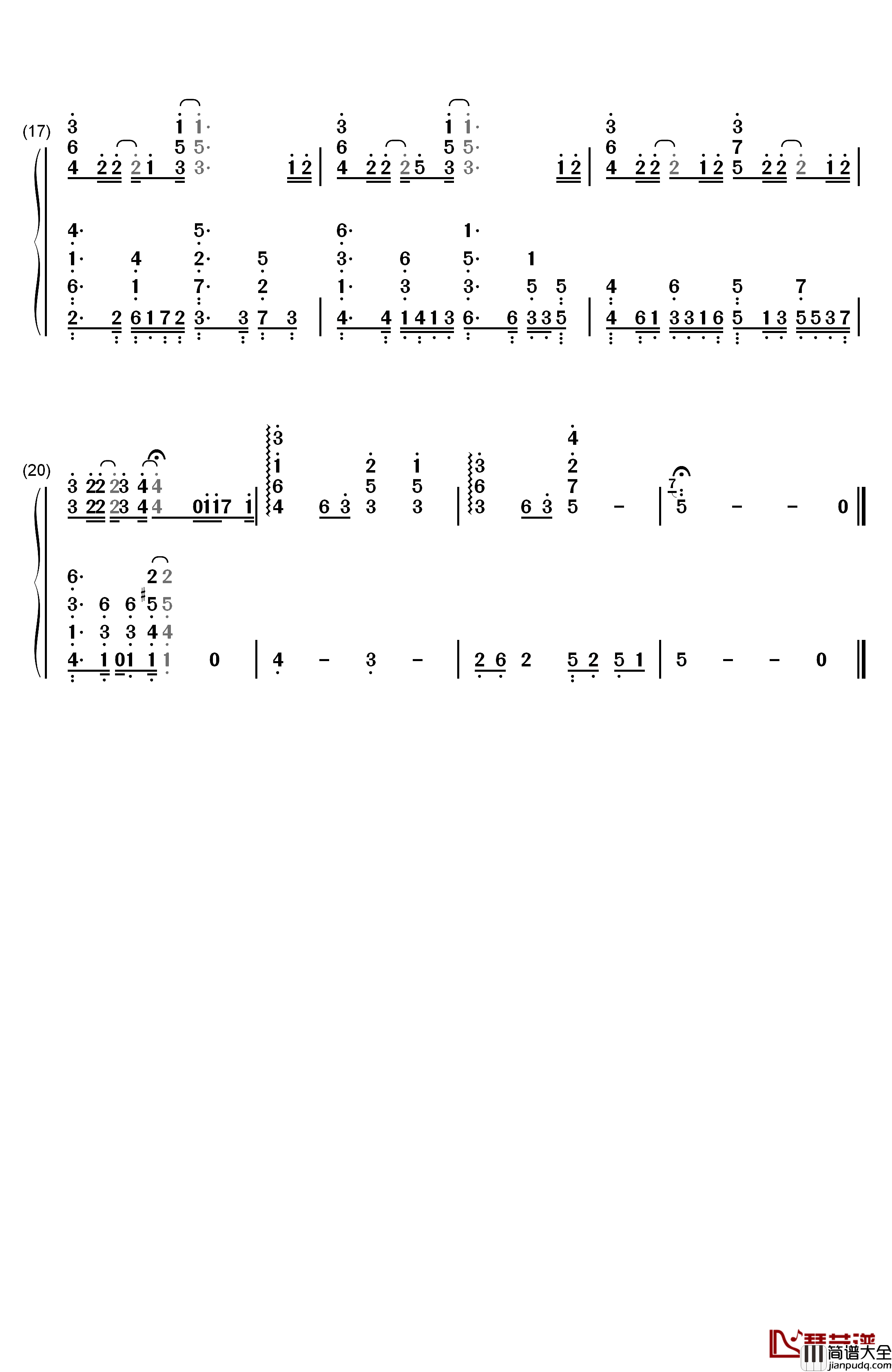 Sympathy_of_Love钢琴简谱_数字双手_田村由加莉