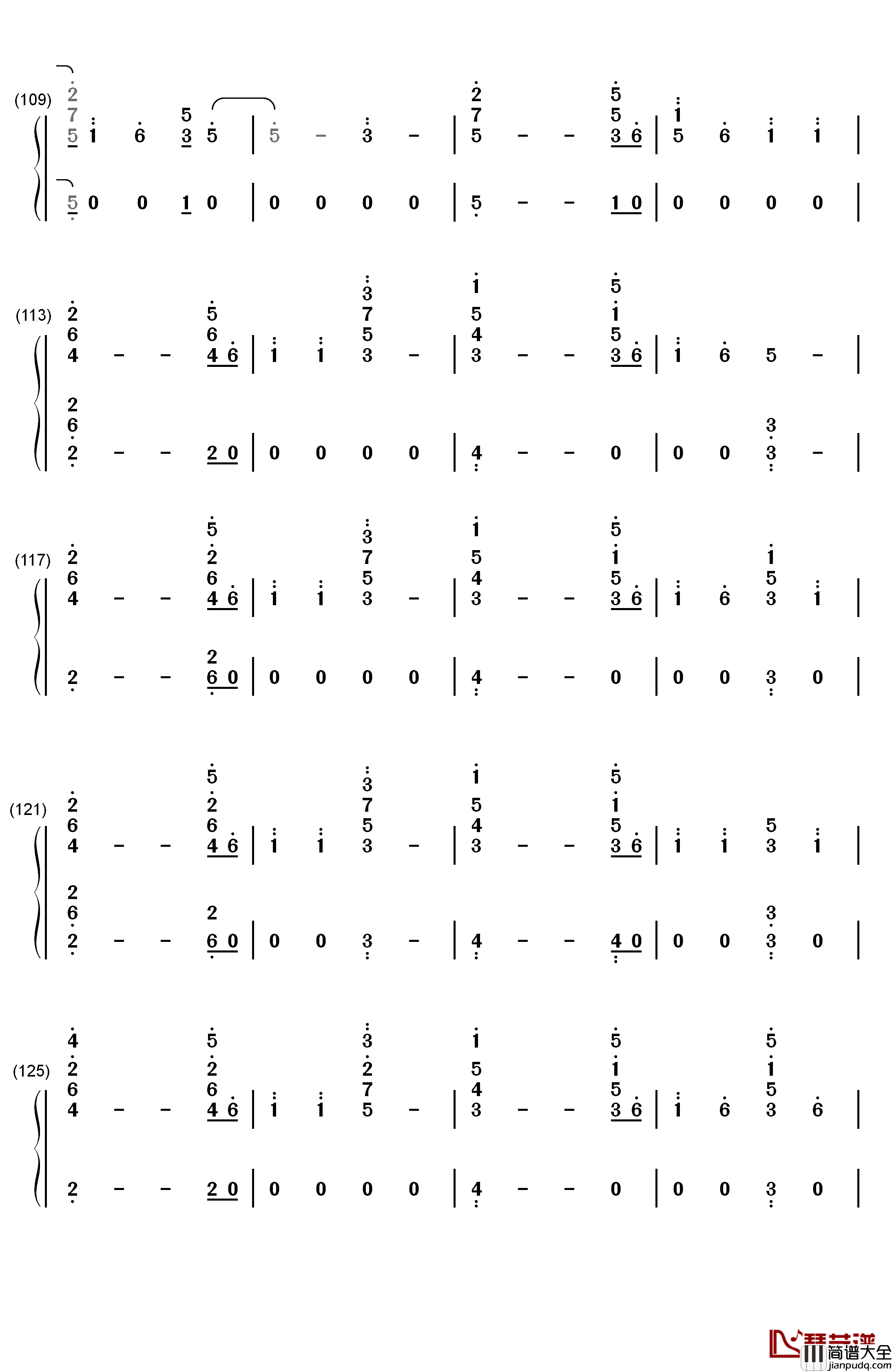 Let_Me钢琴简谱_数字双手_Zayn