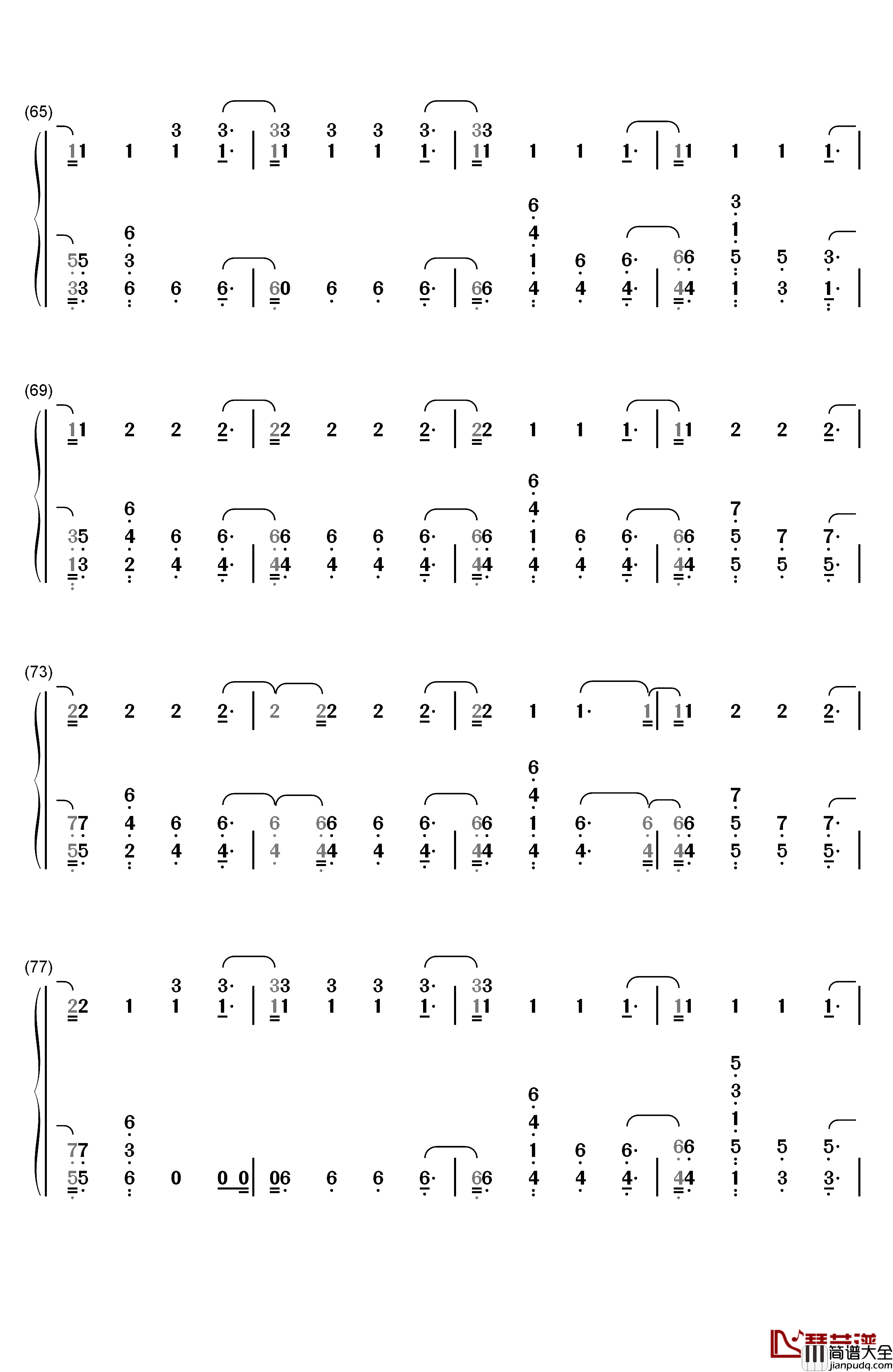 Walk_on_Water钢琴简谱_数字双手_Eminem_Beyonce