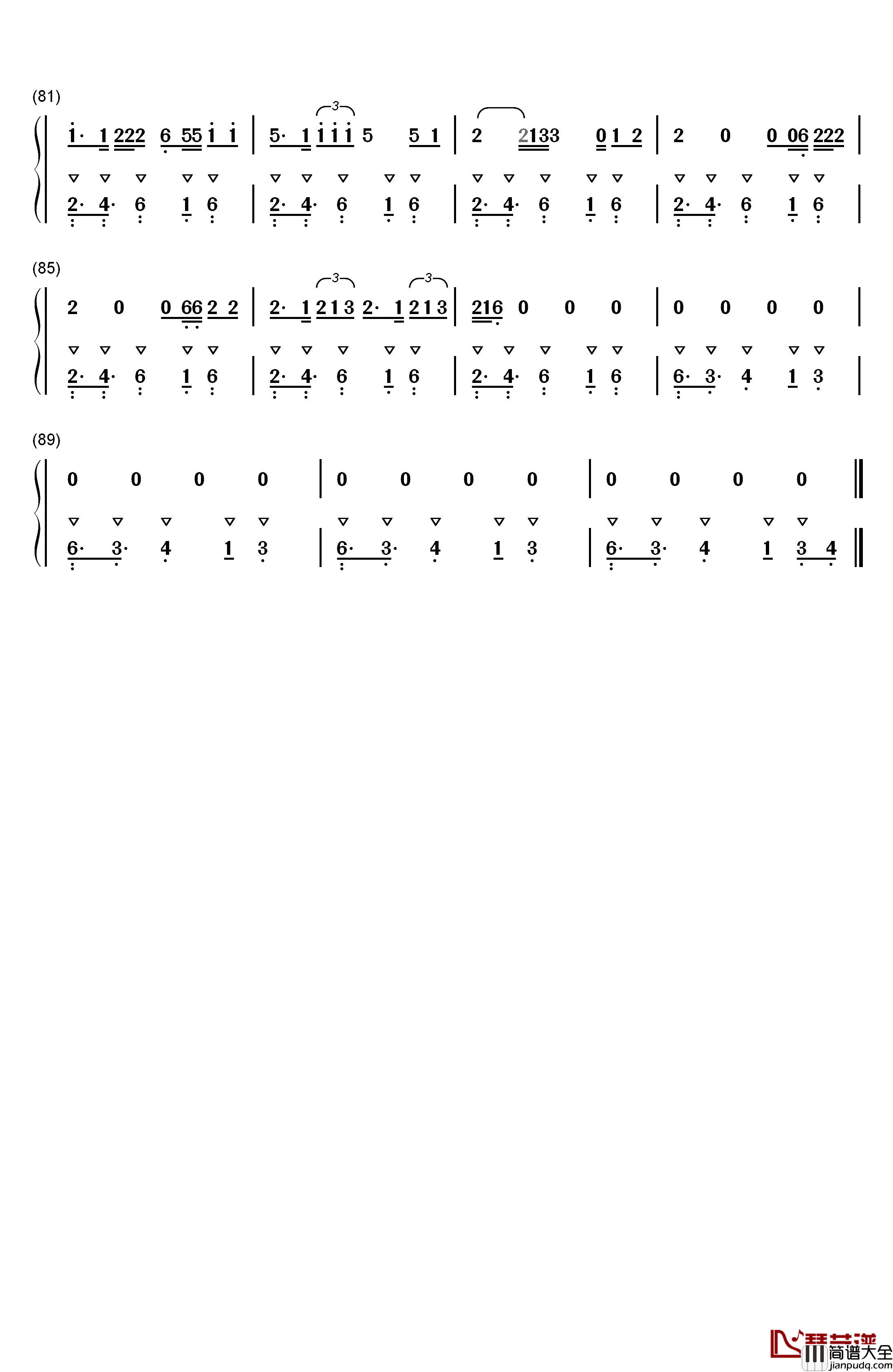 Almost_Love钢琴简谱_数字双手_Sabrina_Carpenter