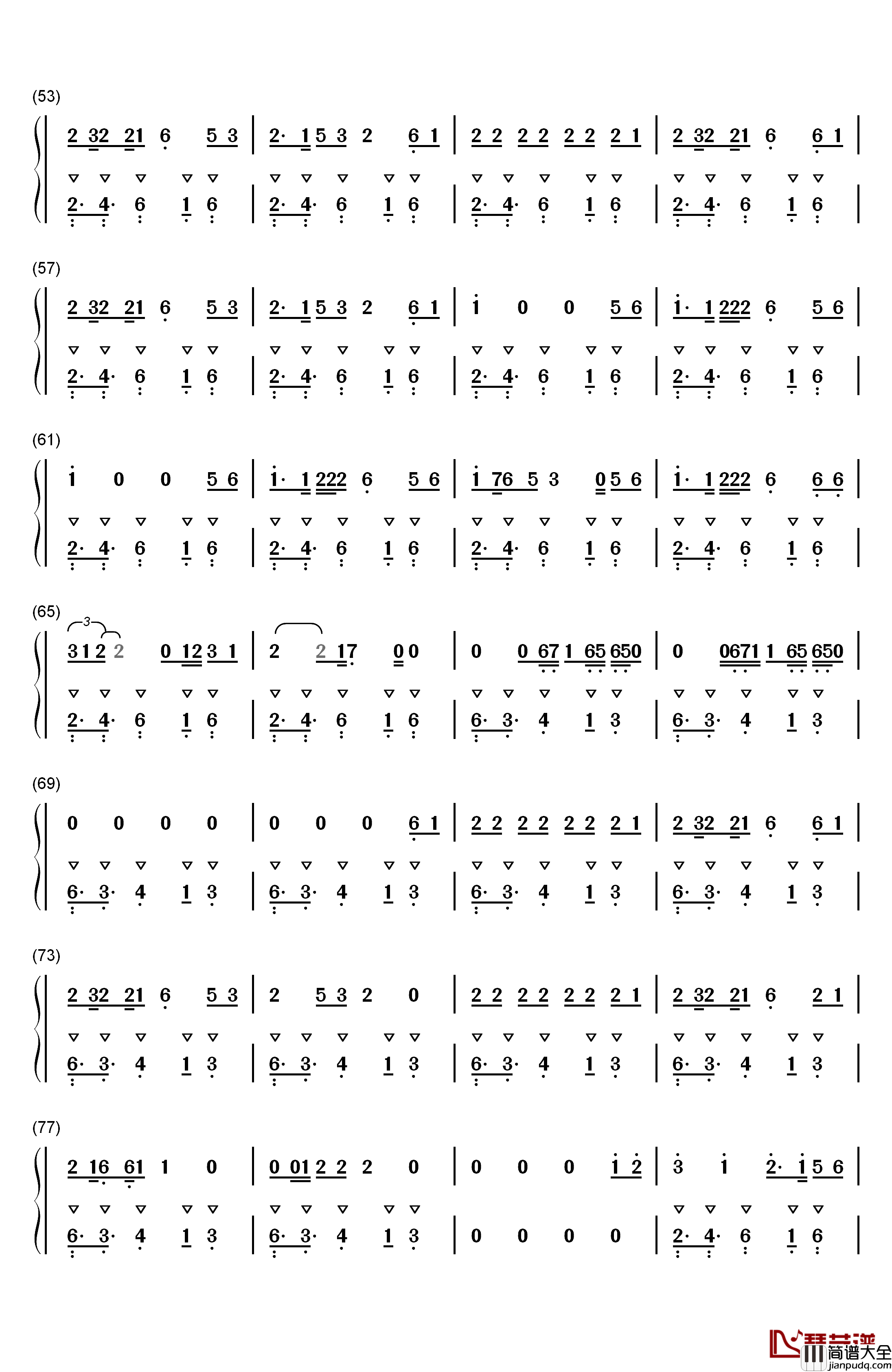 Almost_Love钢琴简谱_数字双手_Sabrina_Carpenter