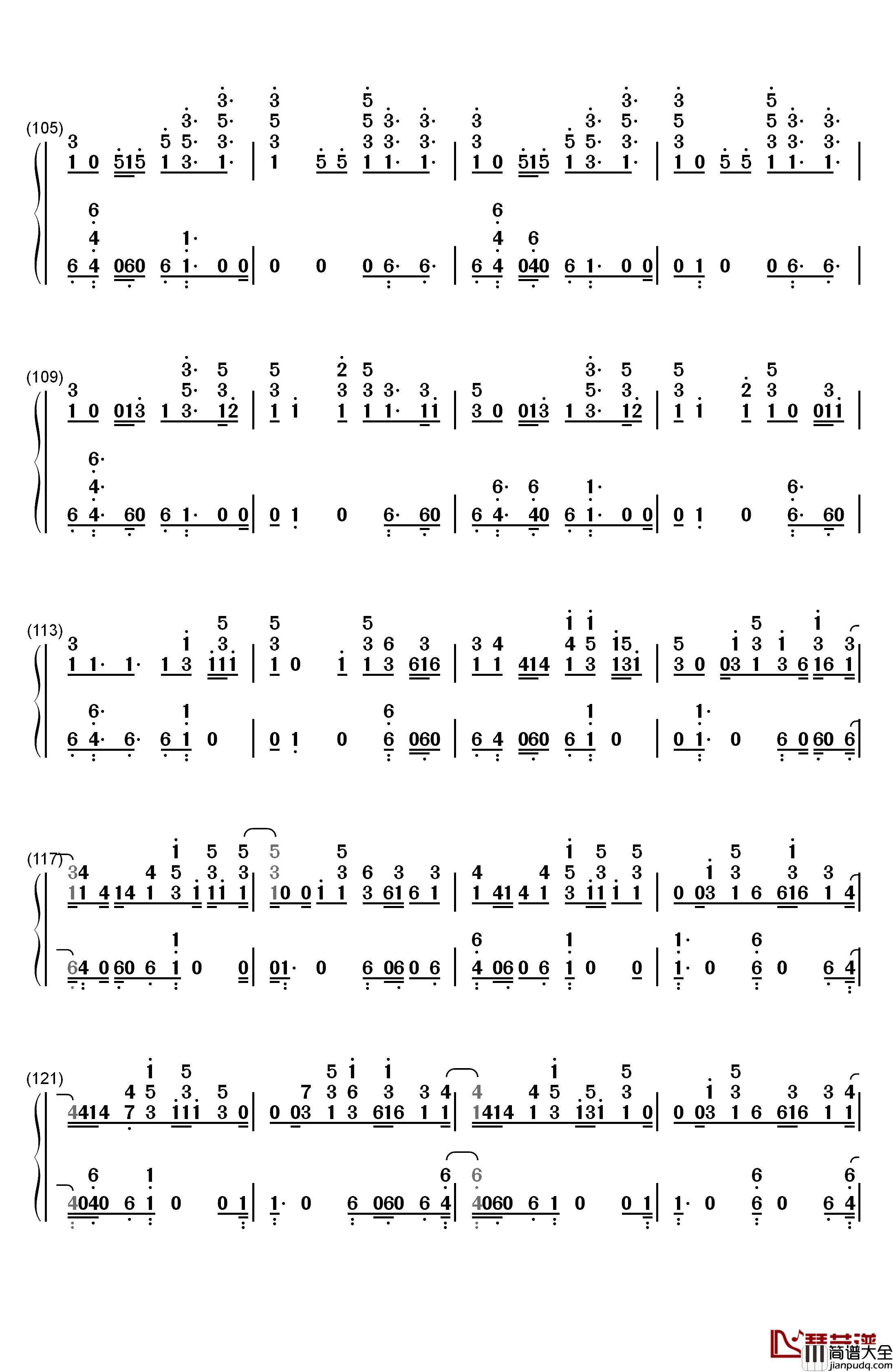 He_Like_That钢琴简谱_数字双手_Fifth_Harmony