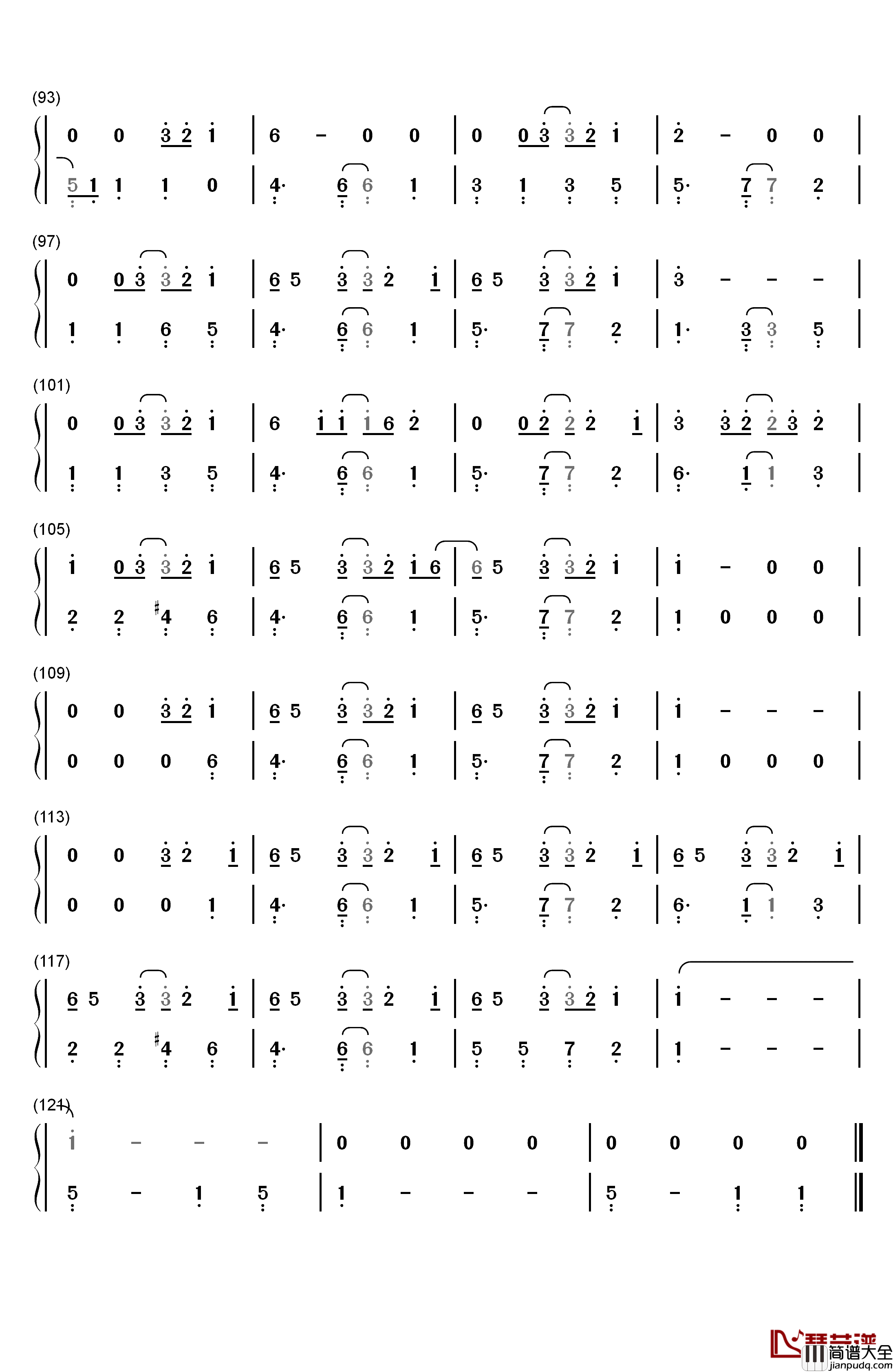 Under_the_Sea钢琴简谱_数字双手_Alan_Menken