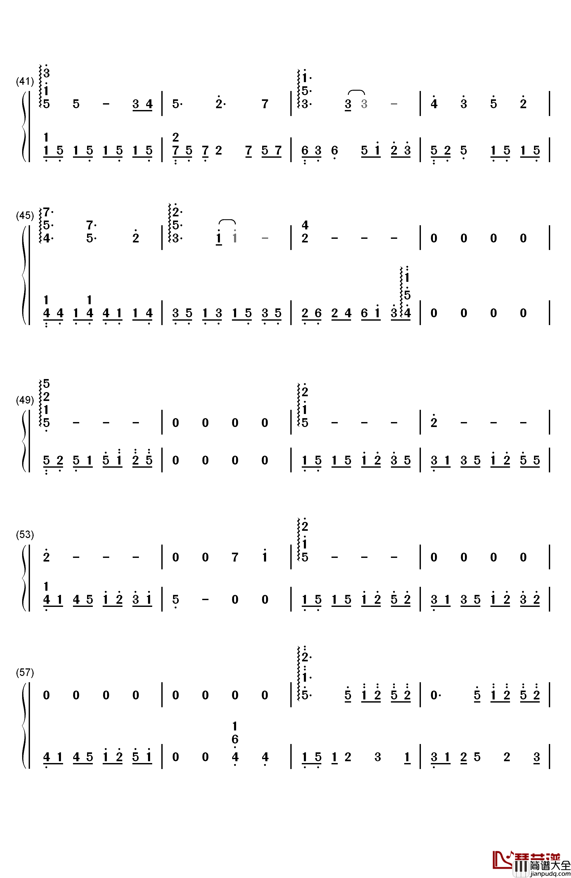 Fairy_Wreath钢琴简谱_数字双手_MANYO