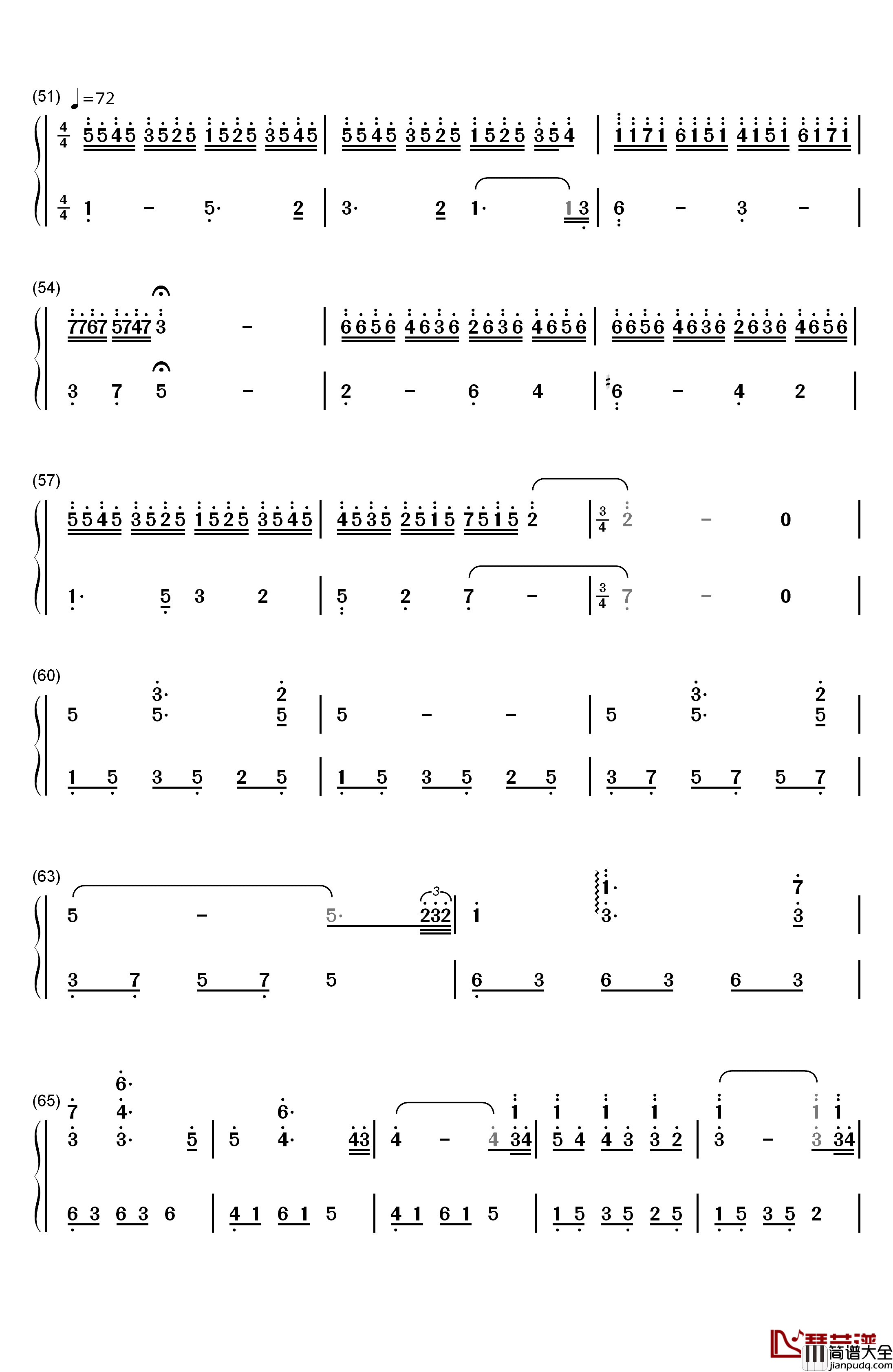 Leaves_On_The_Seine钢琴简谱_数字双手_大卫蓝兹