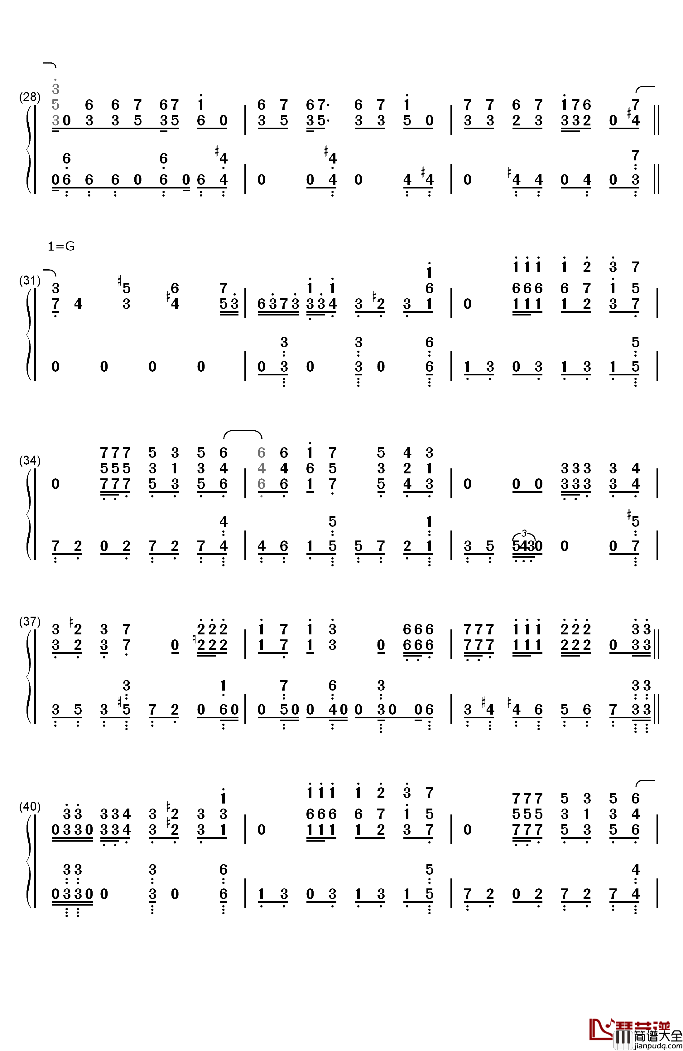 Original_Resonance钢琴简谱_数字双手_铃村健一_宫野真守
