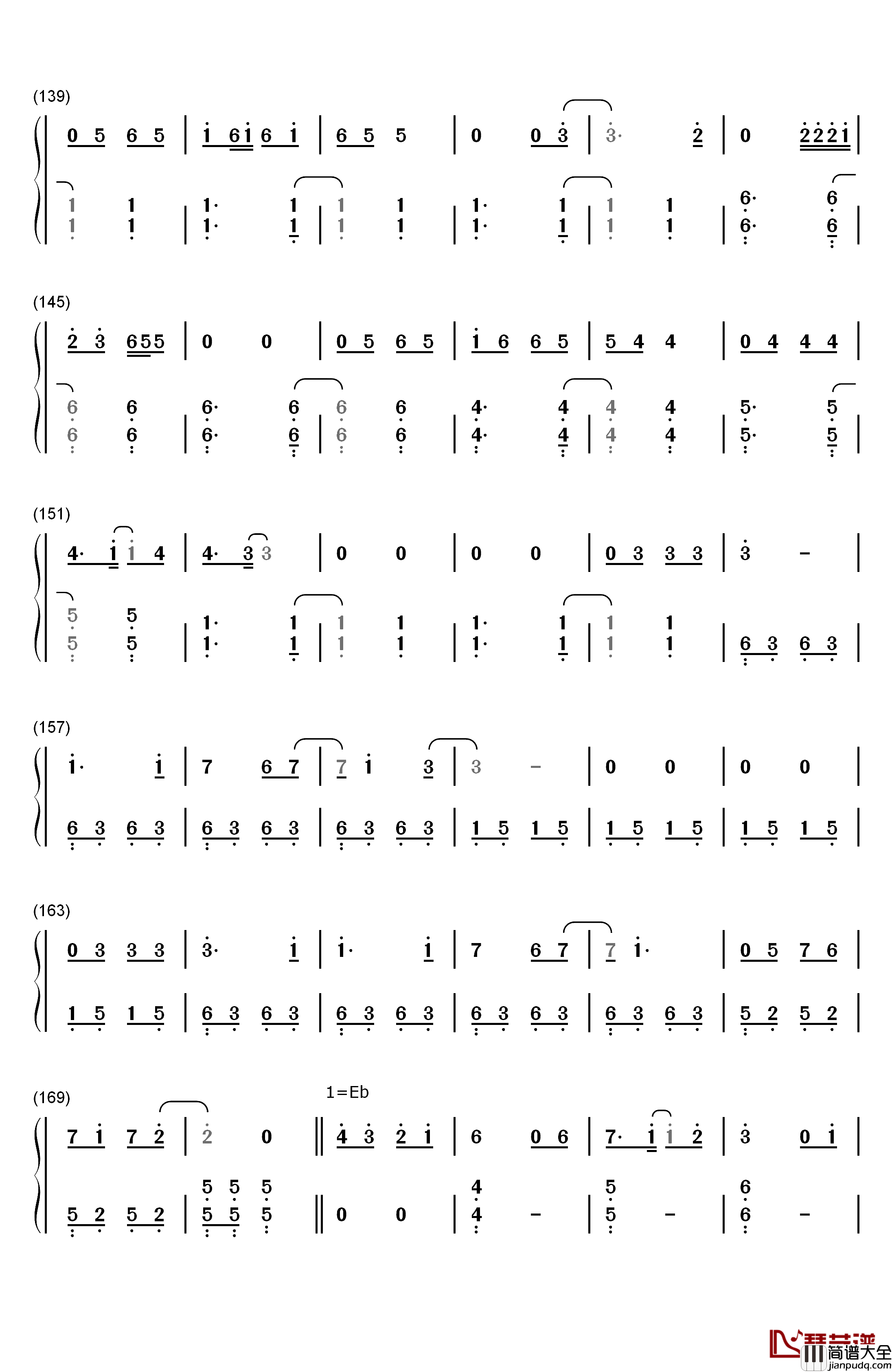 Bedtime_Story钢琴简谱_数字双手_西野加奈