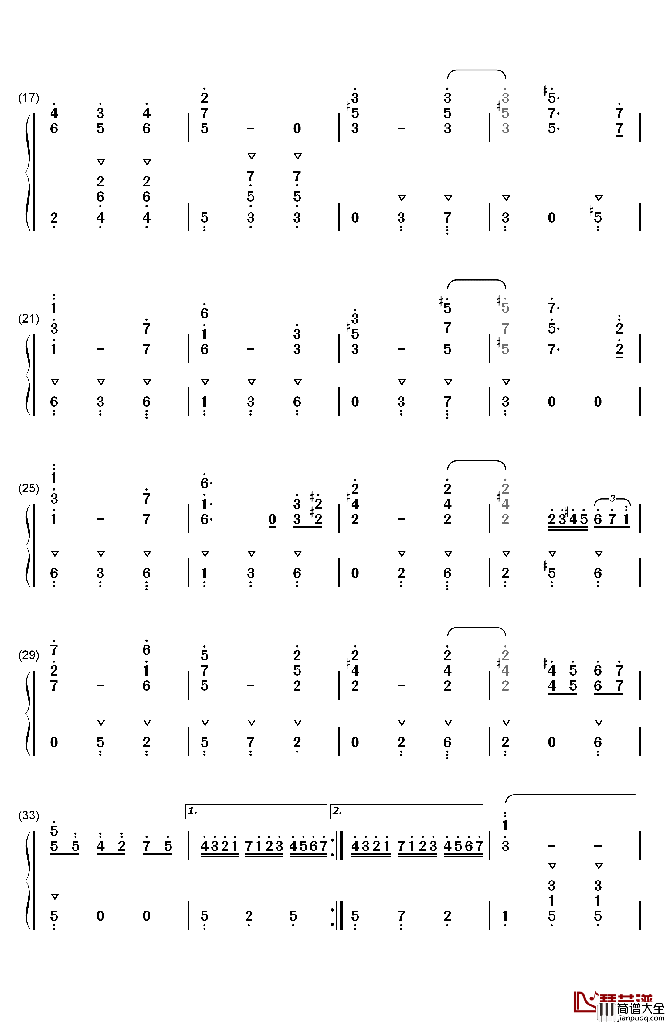 Potter_Waltz钢琴简谱_数字双手_Patrick_Doyle