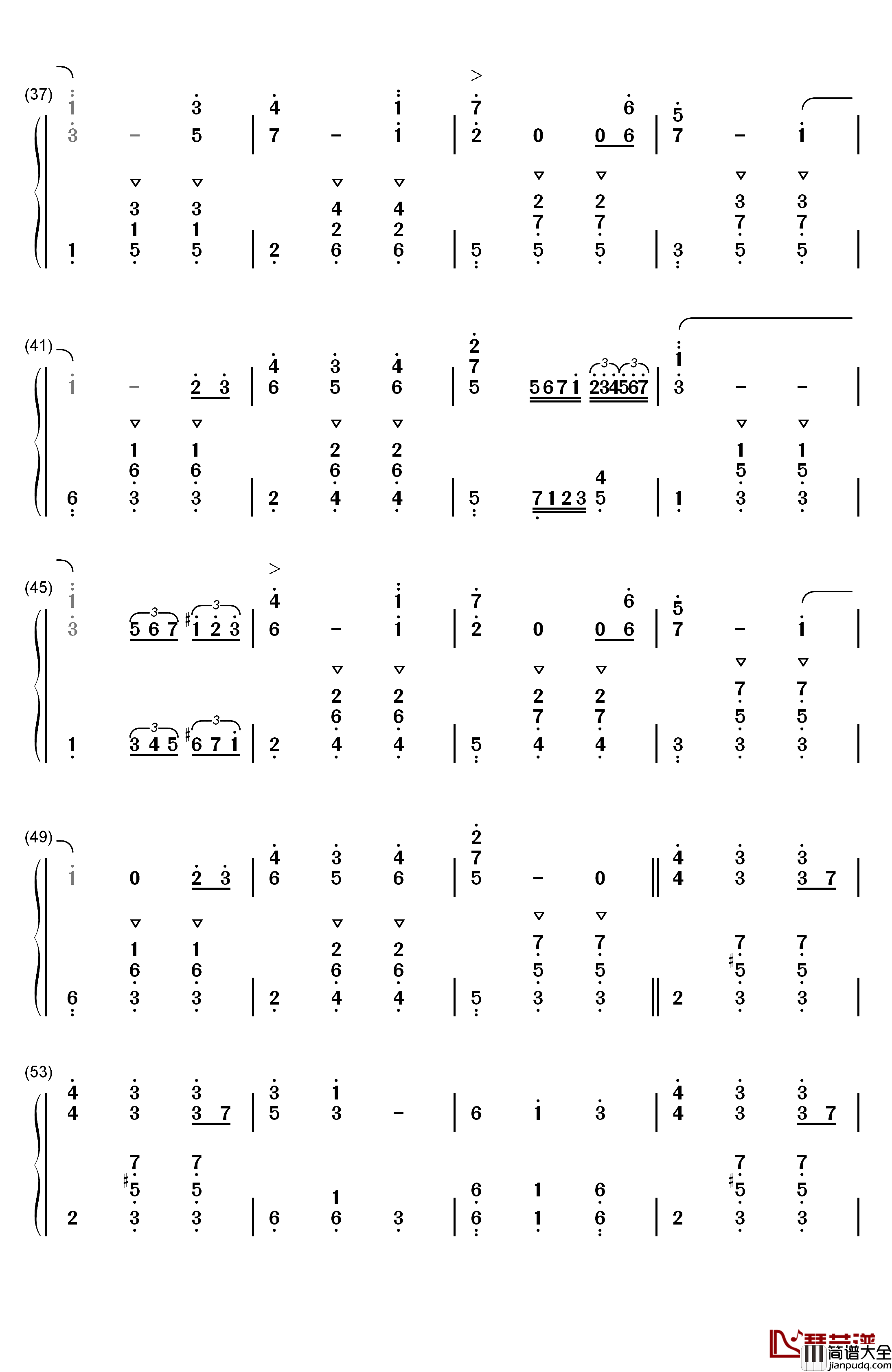 Potter_Waltz钢琴简谱_数字双手_Patrick_Doyle
