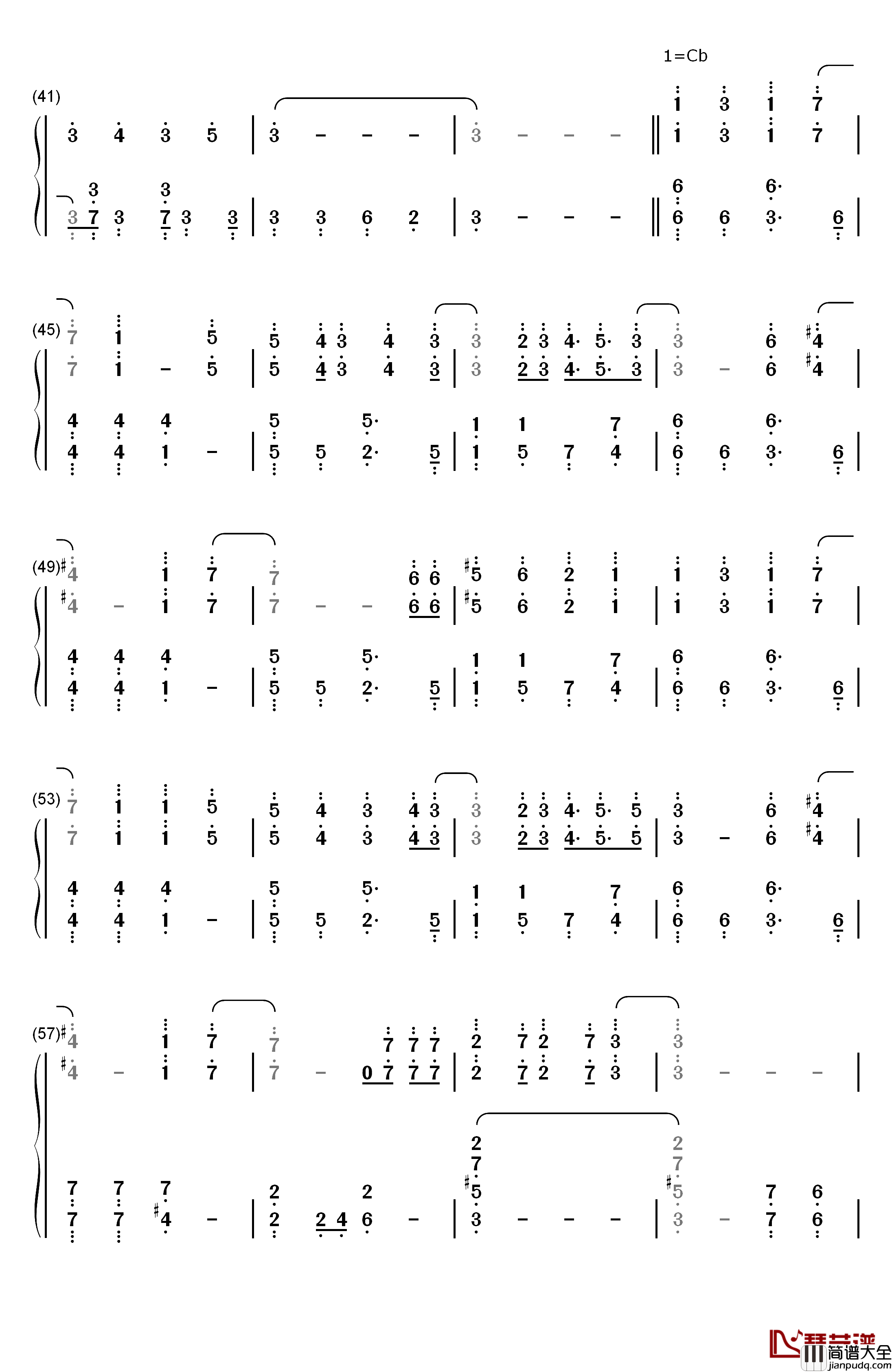 Prayer_X钢琴简谱_数字双手_King_Gnu