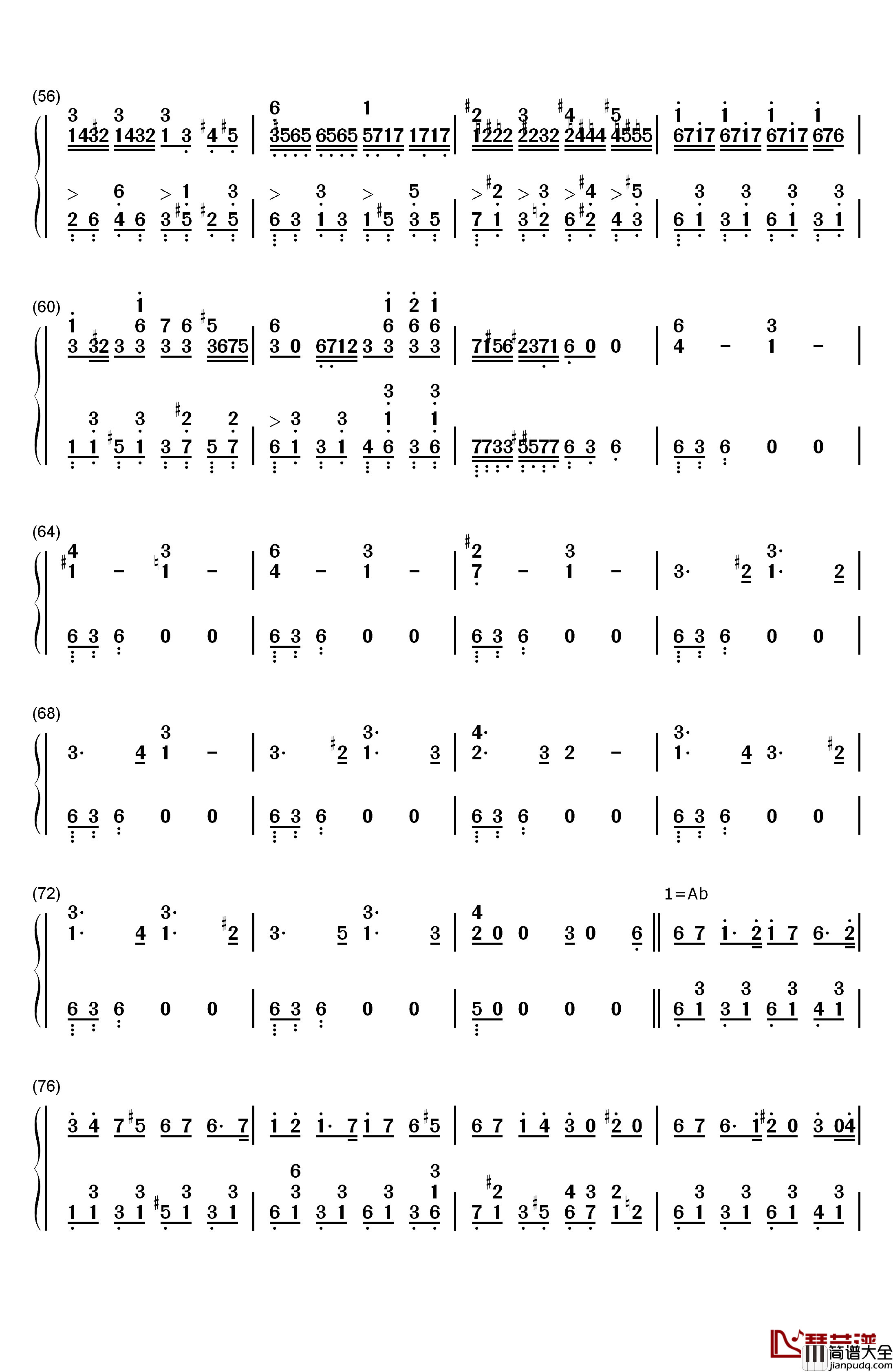 Happy_Halloween钢琴简谱_数字双手_镜音リン