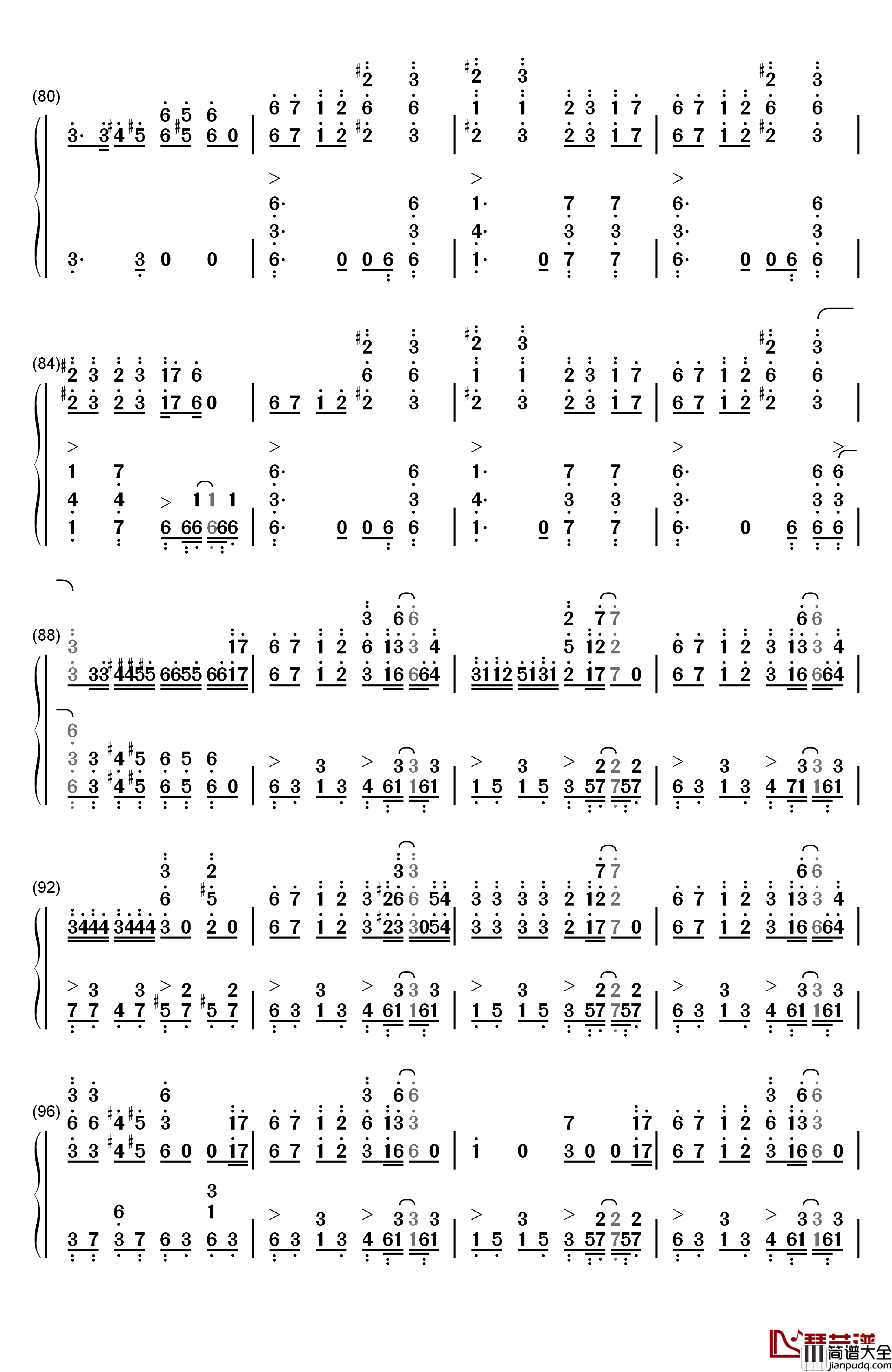 Happy_Halloween钢琴简谱_数字双手_镜音リン