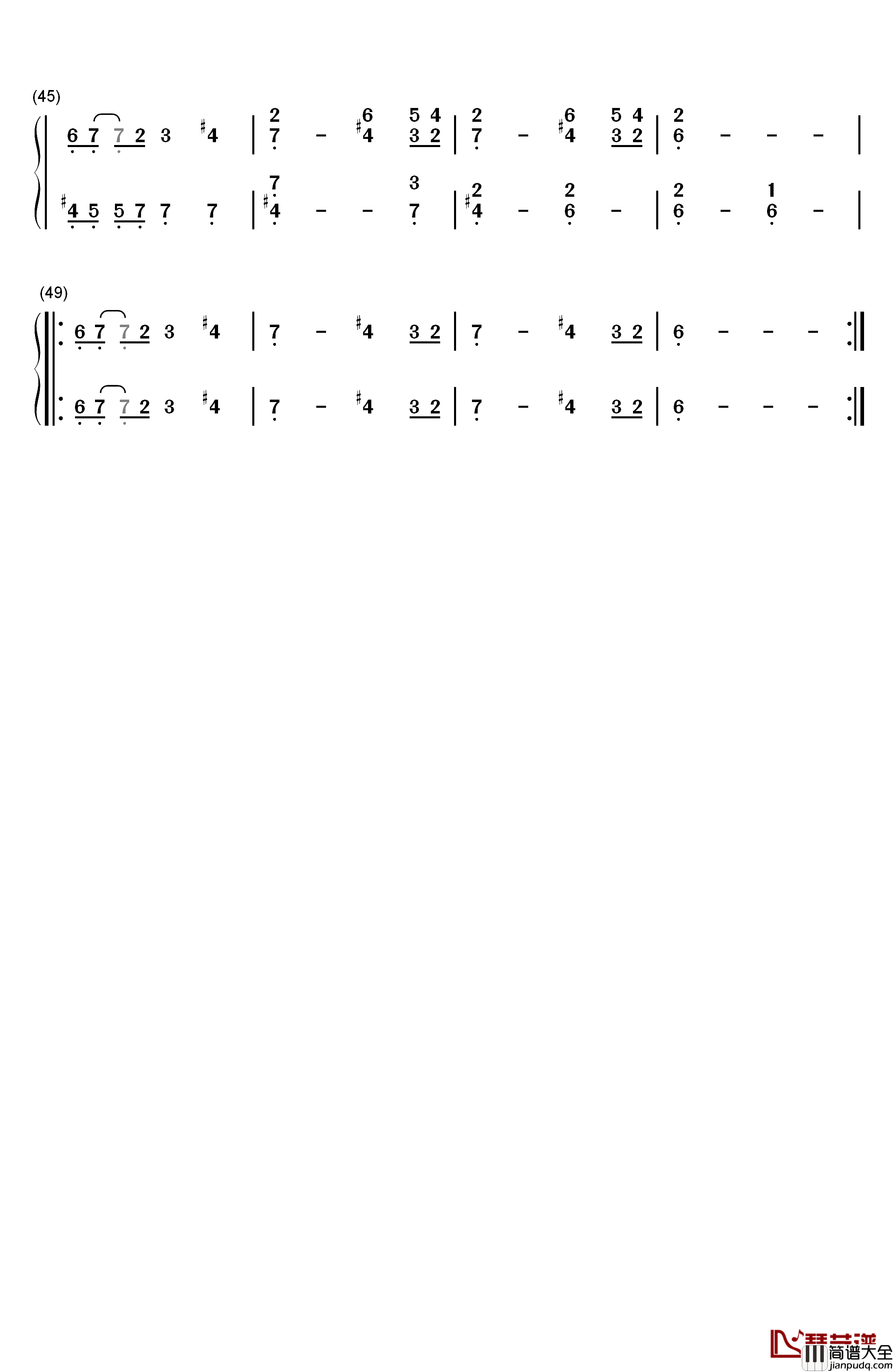 Bloom钢琴简谱_数字双手_The_Paper_Kites