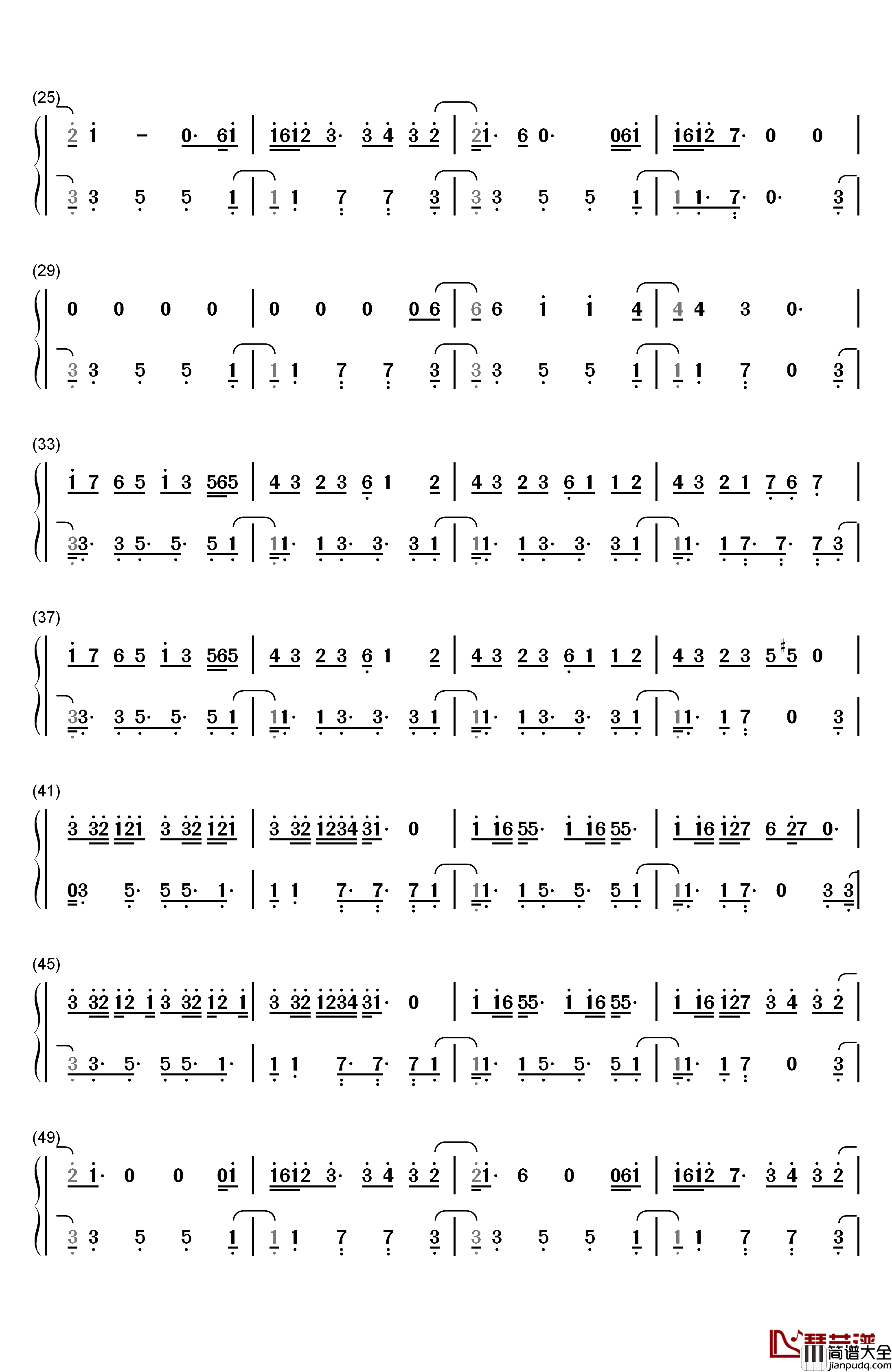 Five_Nights_at_Freddy's钢琴简谱_数字双手_The_Living_Tombstone