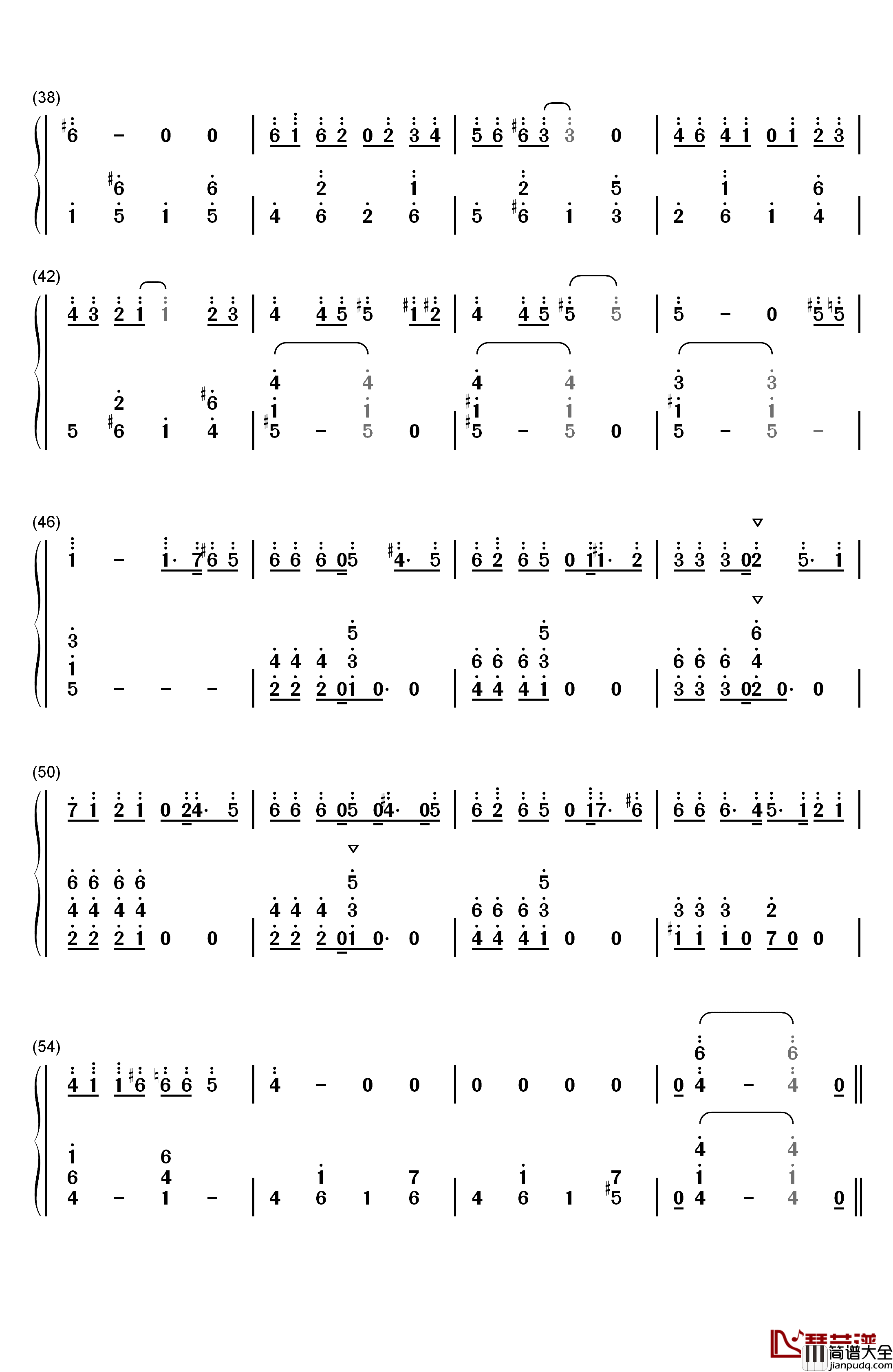 たのしいたまこ钢琴简谱_数字双手_片冈知子