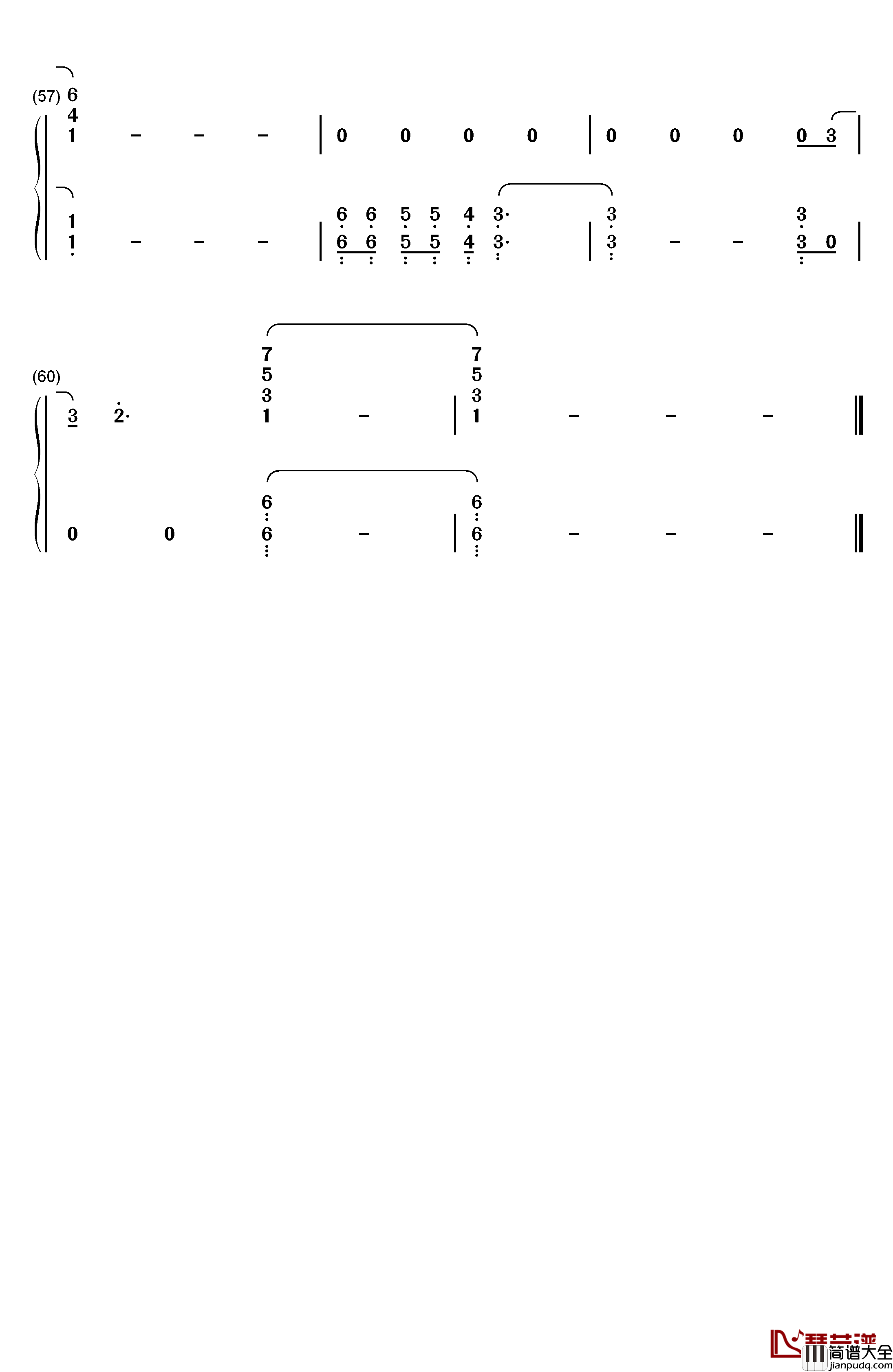 Fighting_Gold钢琴简谱_数字双手_Coda