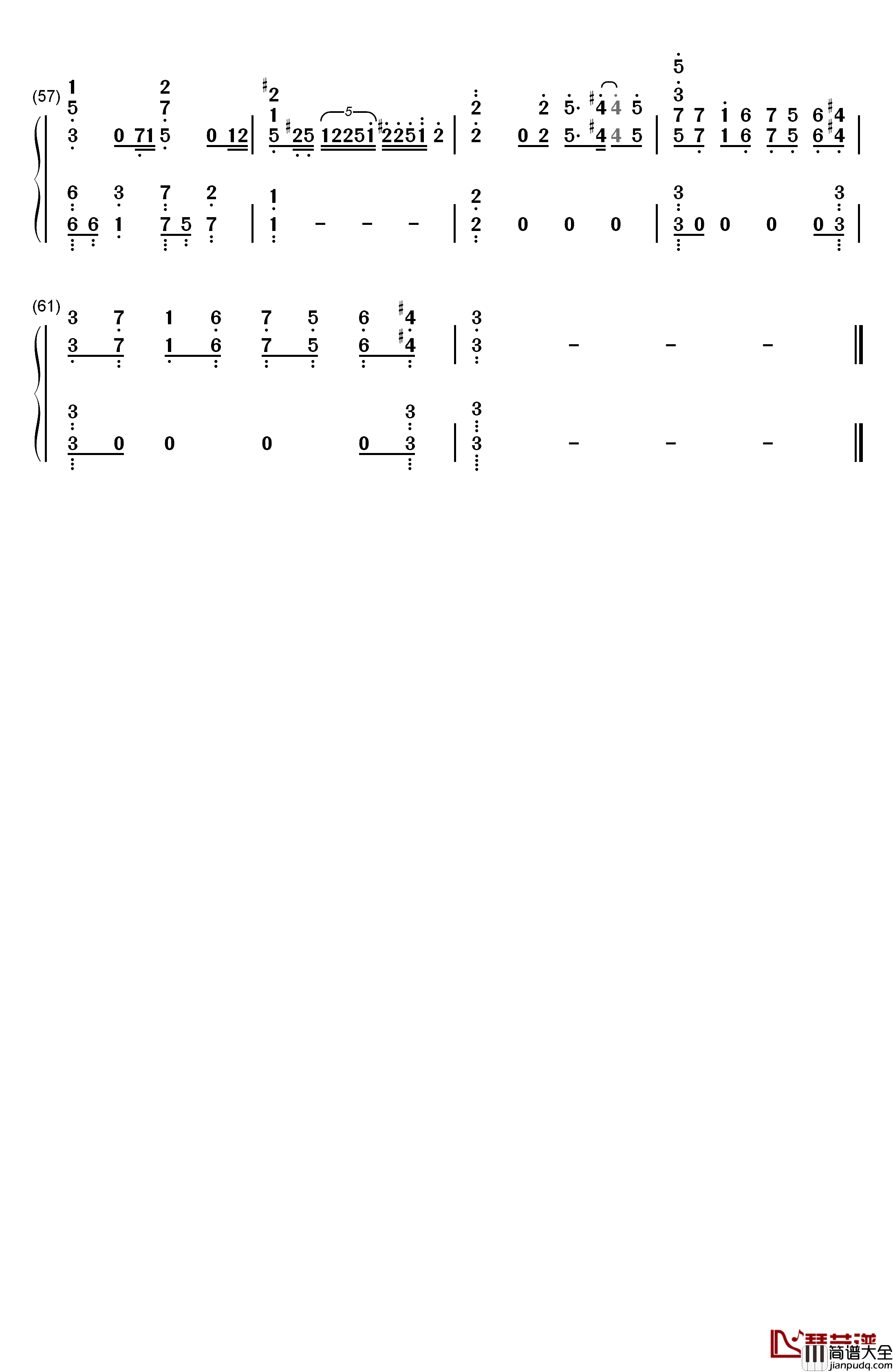 星のダイアローグ钢琴简谱_数字双手_Starlight九九组