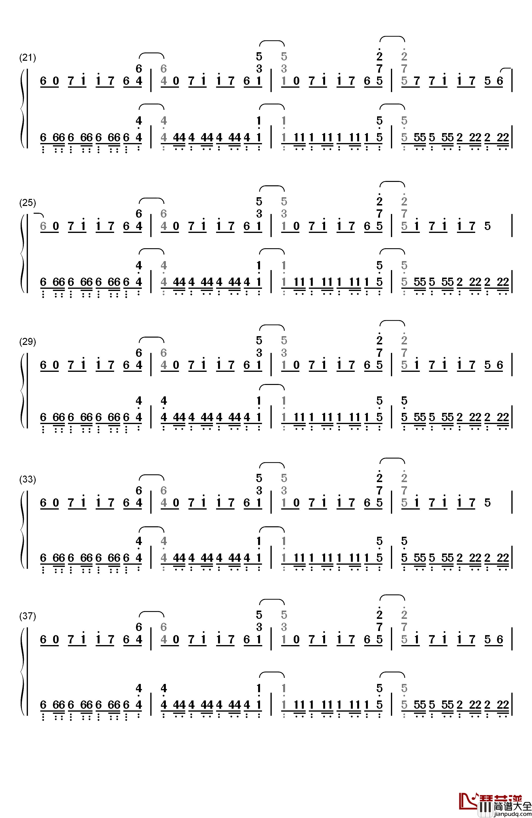 Electroman_Adventures钢琴简谱_数字双手_Geometry_Dash