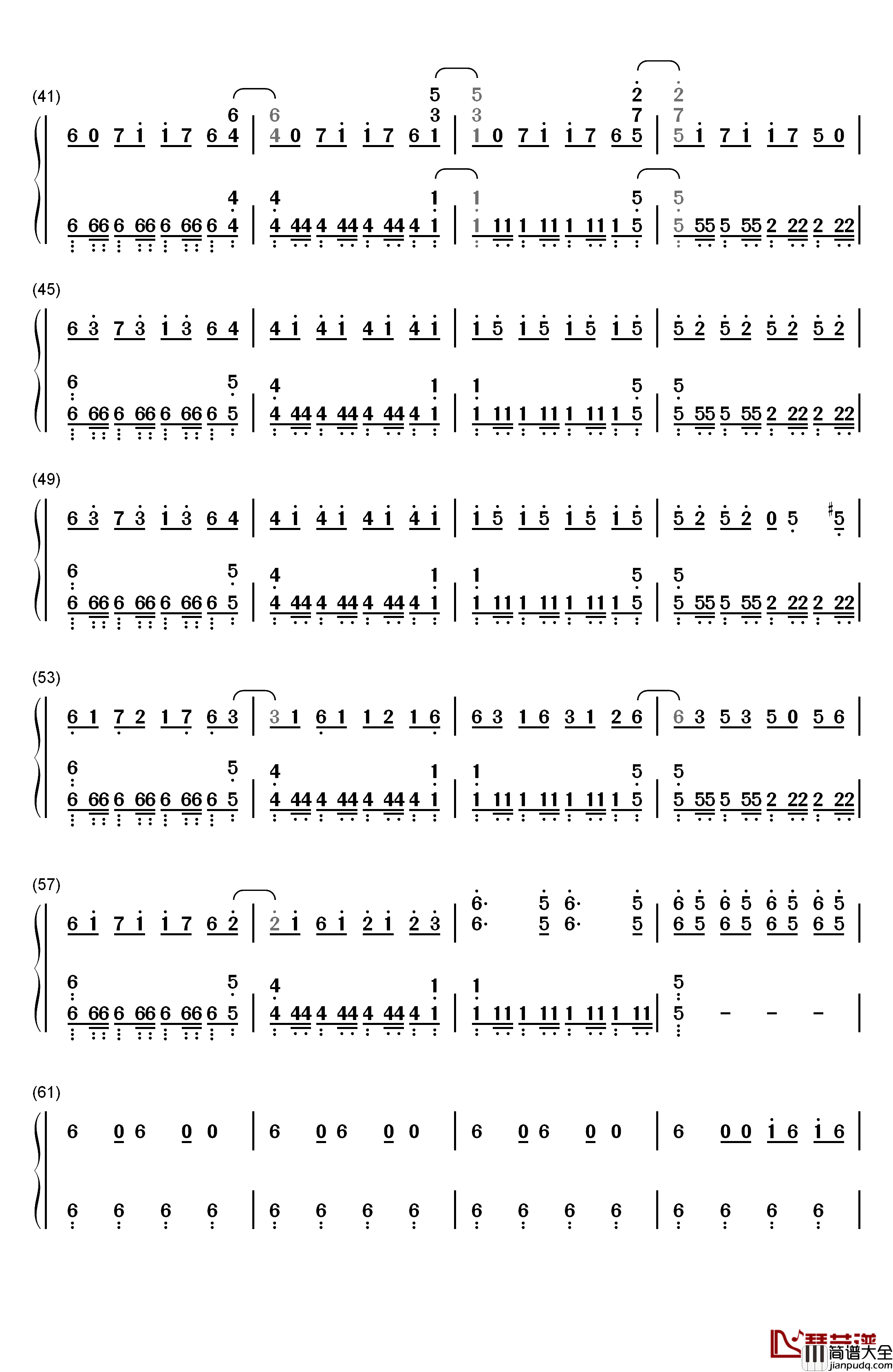 Electroman_Adventures钢琴简谱_数字双手_Geometry_Dash