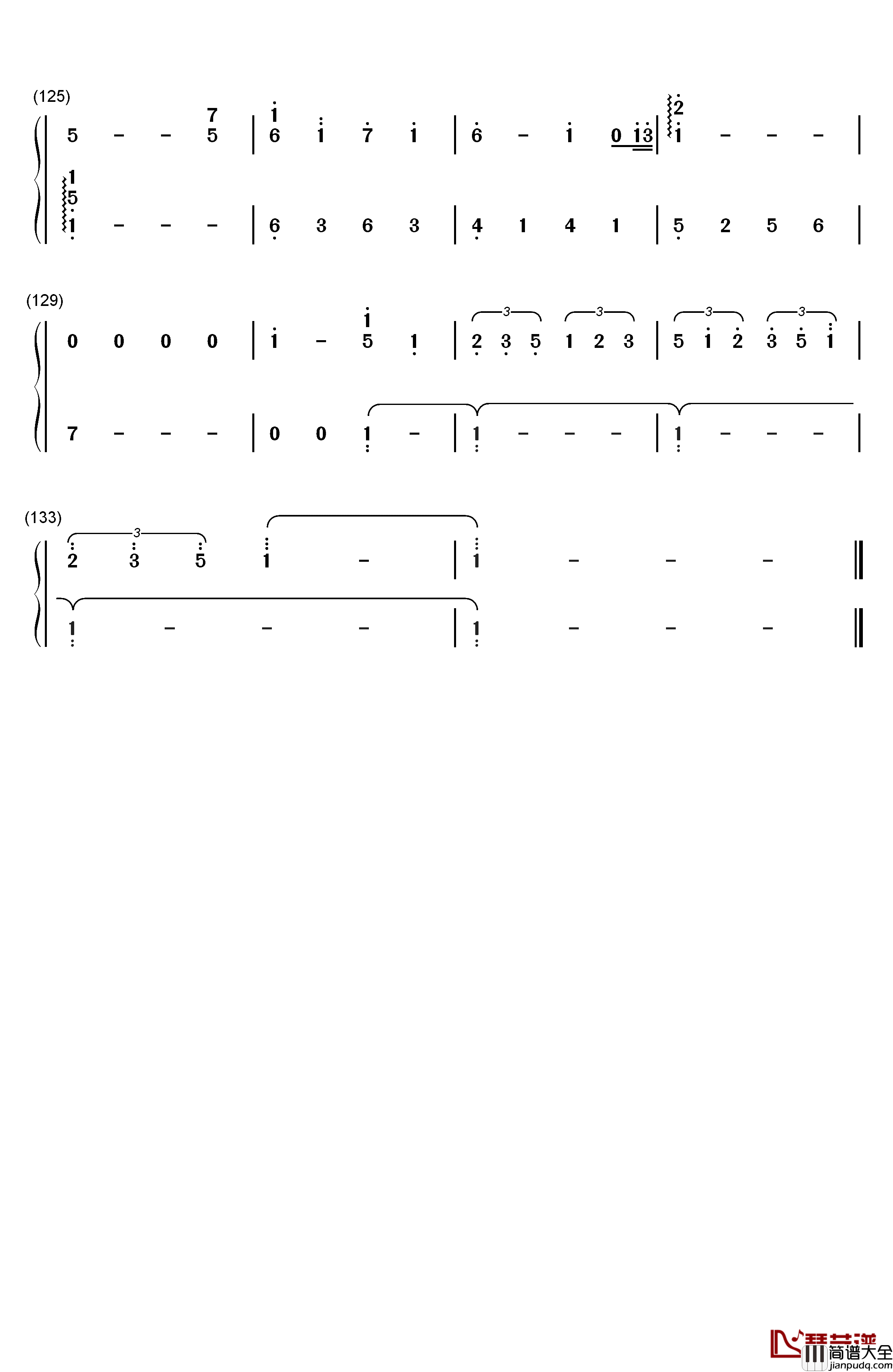 What_I_Feel_When_I_See_Her钢琴简谱_数字双手_Xeuphoria