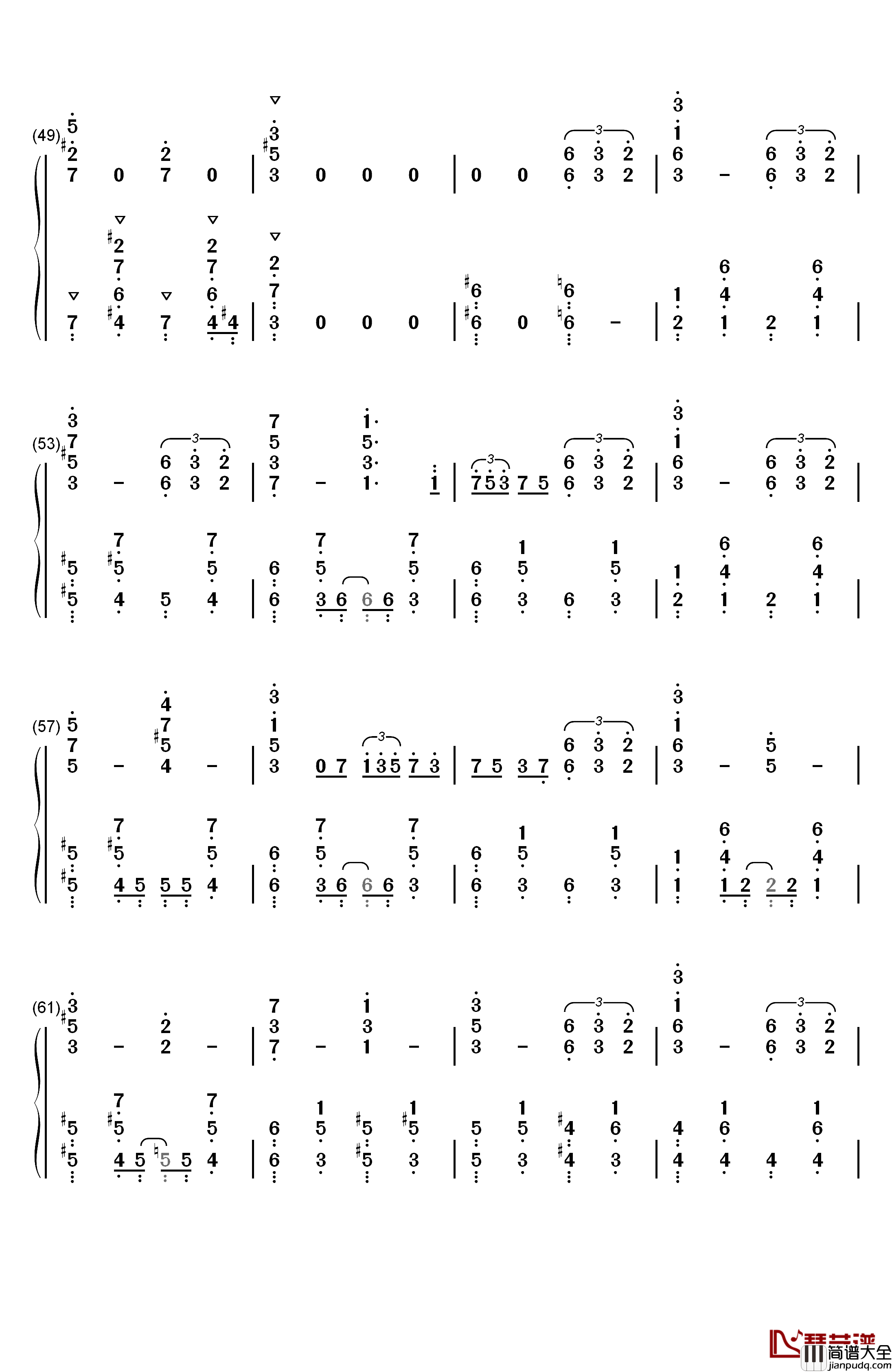 不可思議のカルテ钢琴简谱_数字双手_瀬戸麻沙美_東山奈央_種崎敦美_内田真礼_久保ユリカ_水瀬いのり