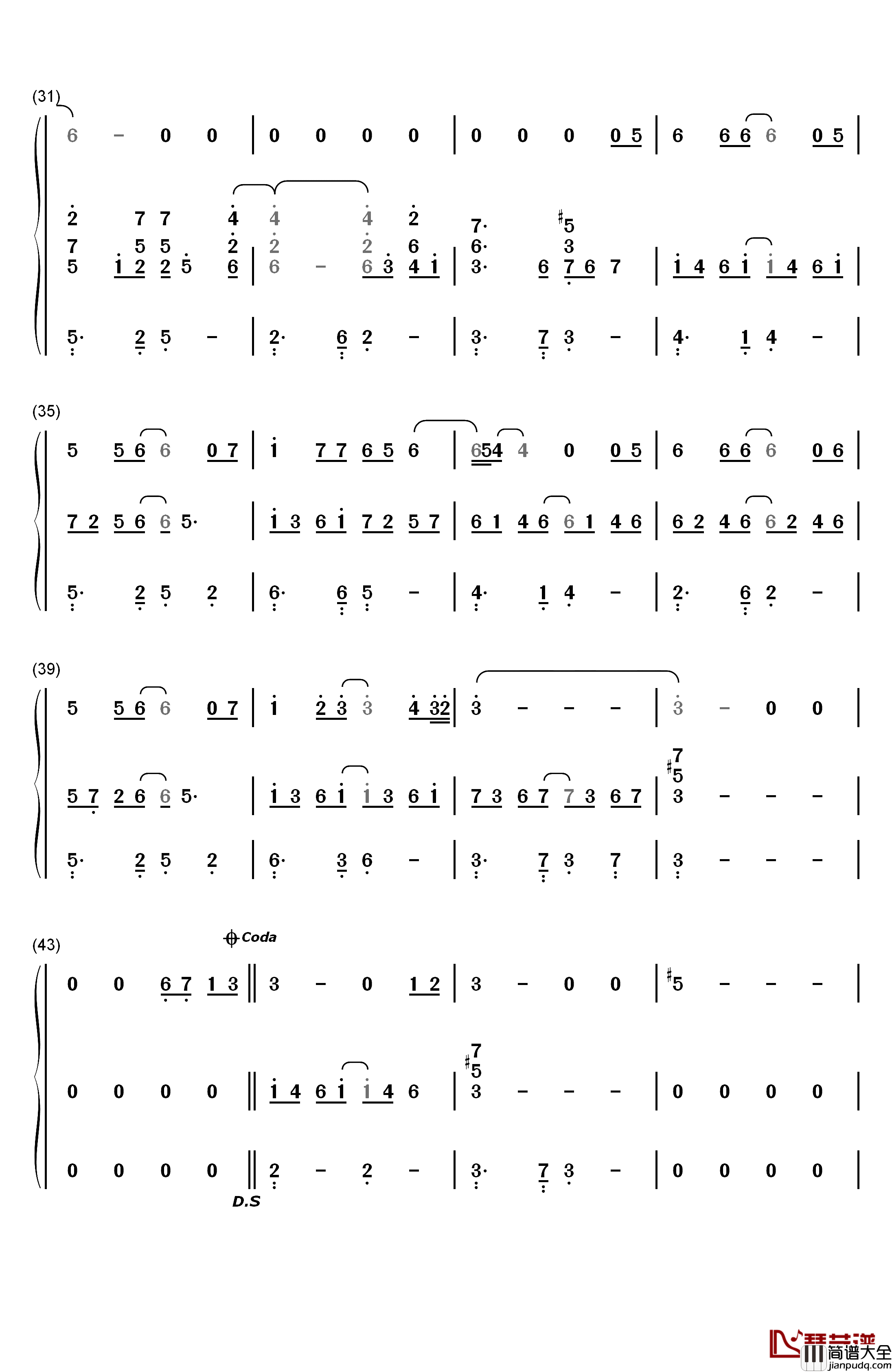 Mary_Did_You_Know钢琴简谱_数字双手_Kathy_Mattea