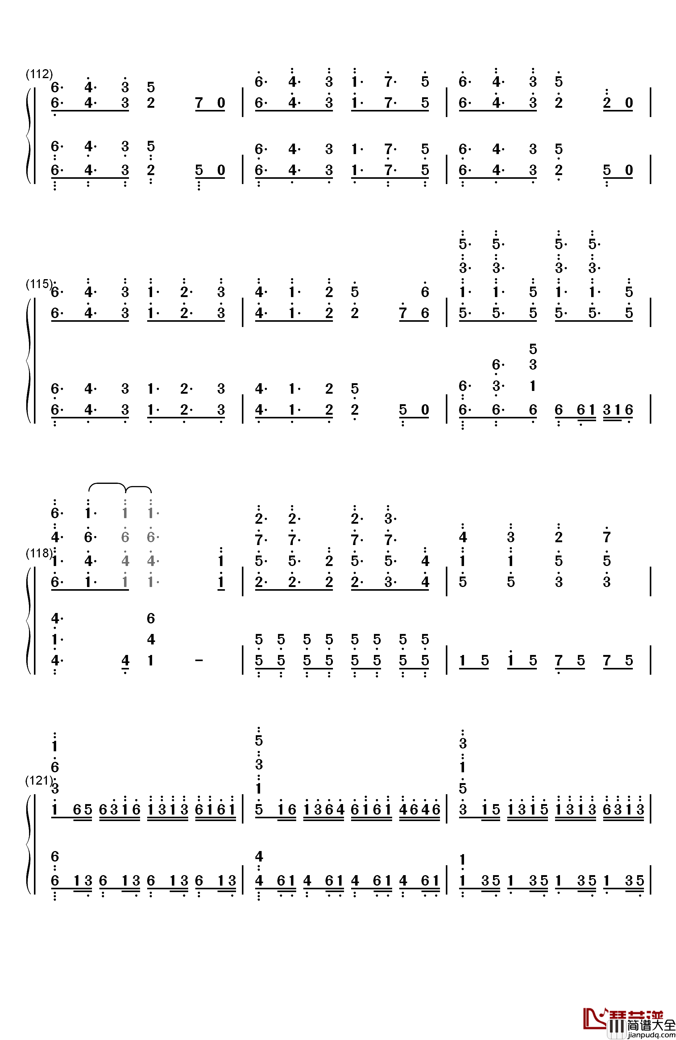 Katharsis钢琴简谱_数字双手_TK_from_凛冽时雨