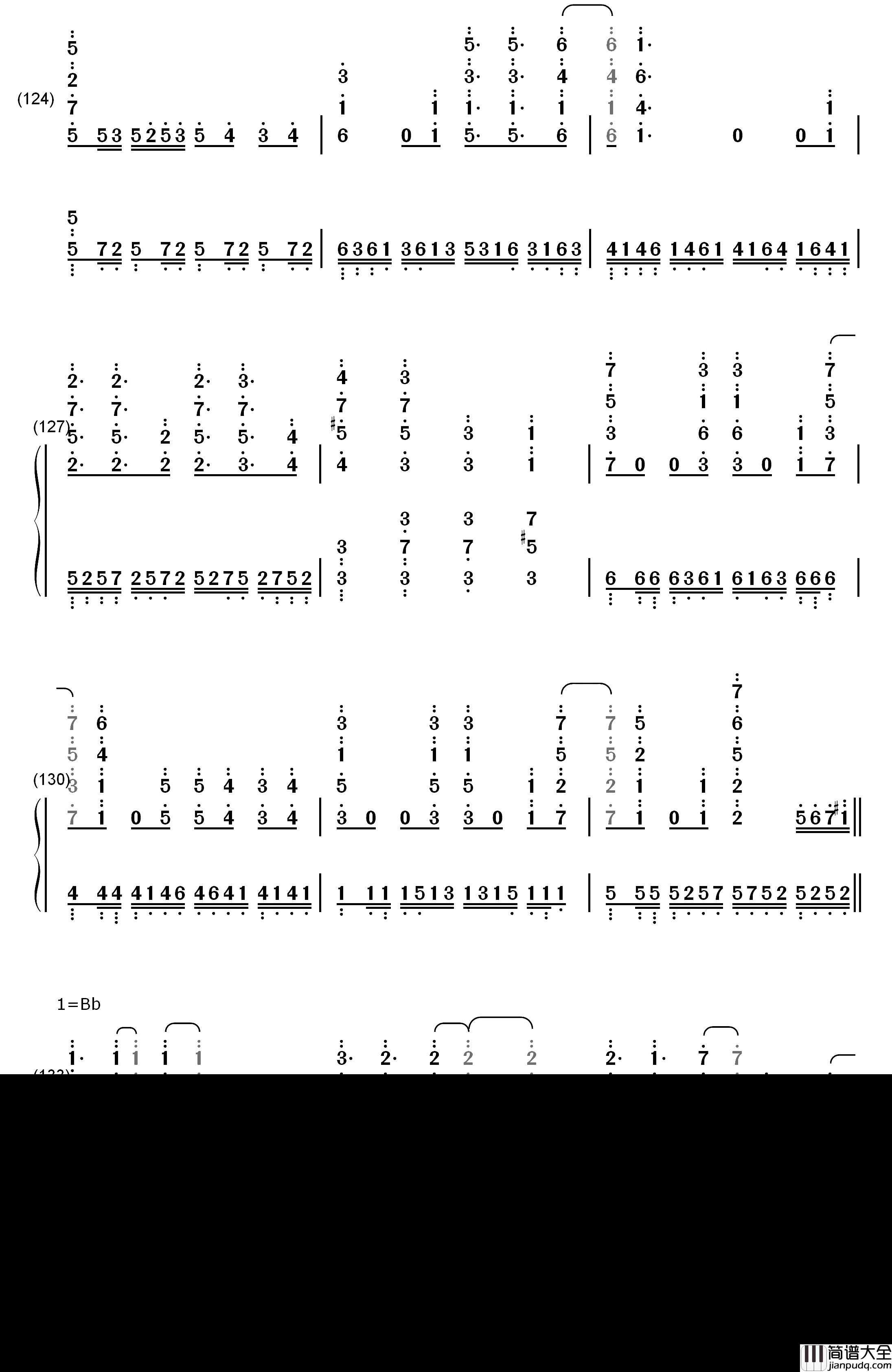 Katharsis钢琴简谱_数字双手_TK_from_凛冽时雨