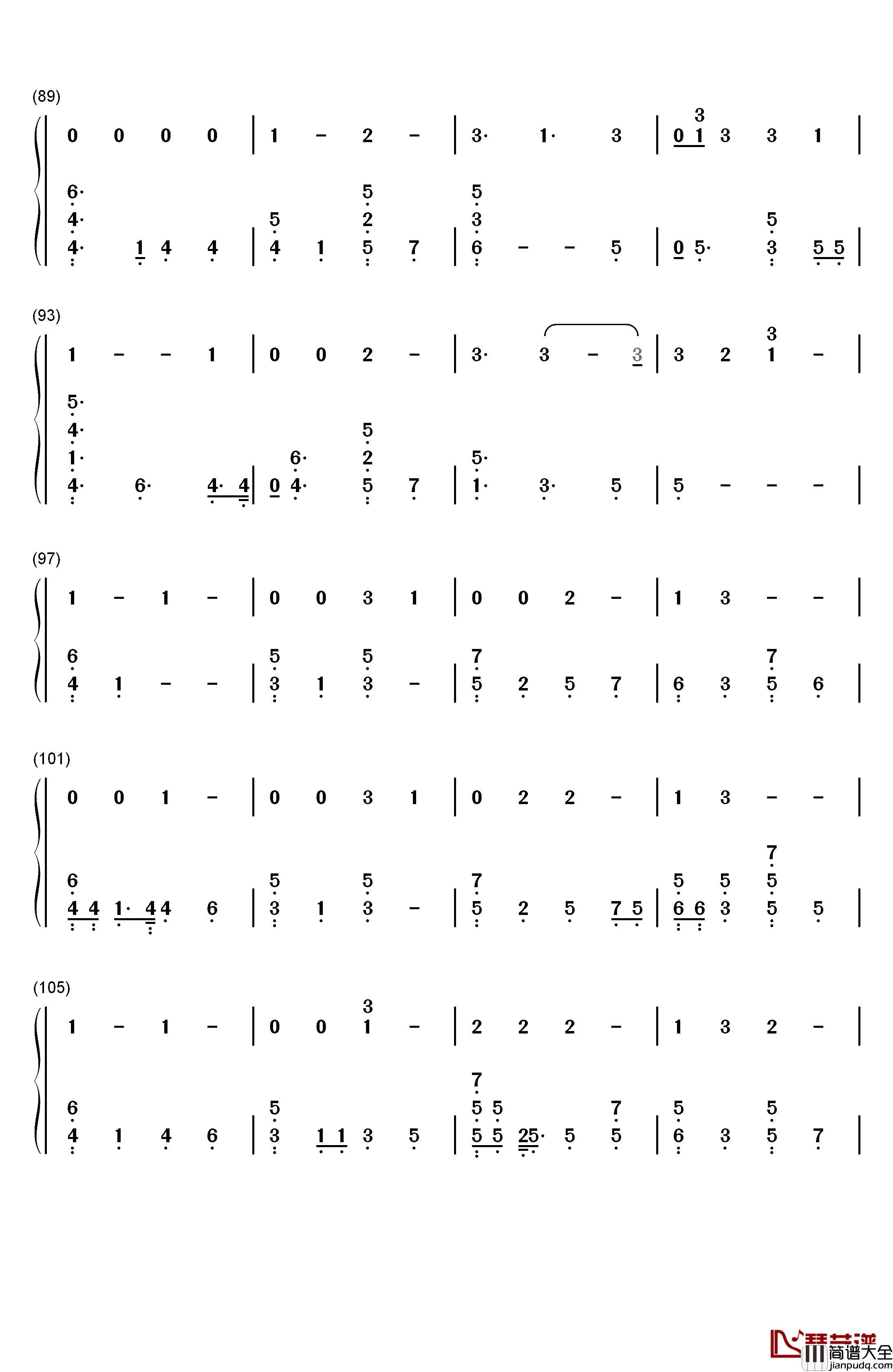 Beach_House钢琴简谱_数字双手_The_Chainsmokers