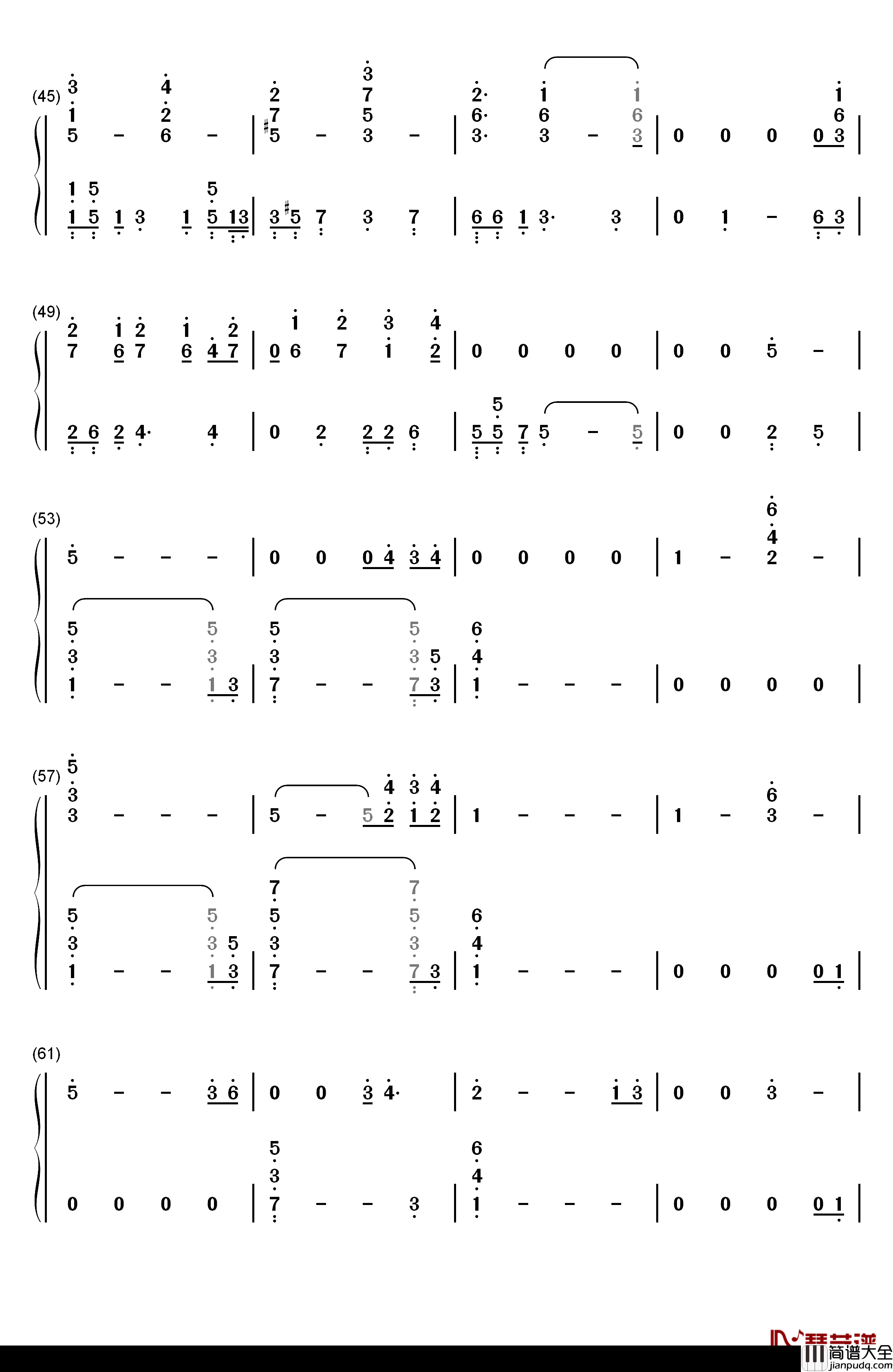 Come_Out_and_Play钢琴简谱_数字双手_Billie_Eilish