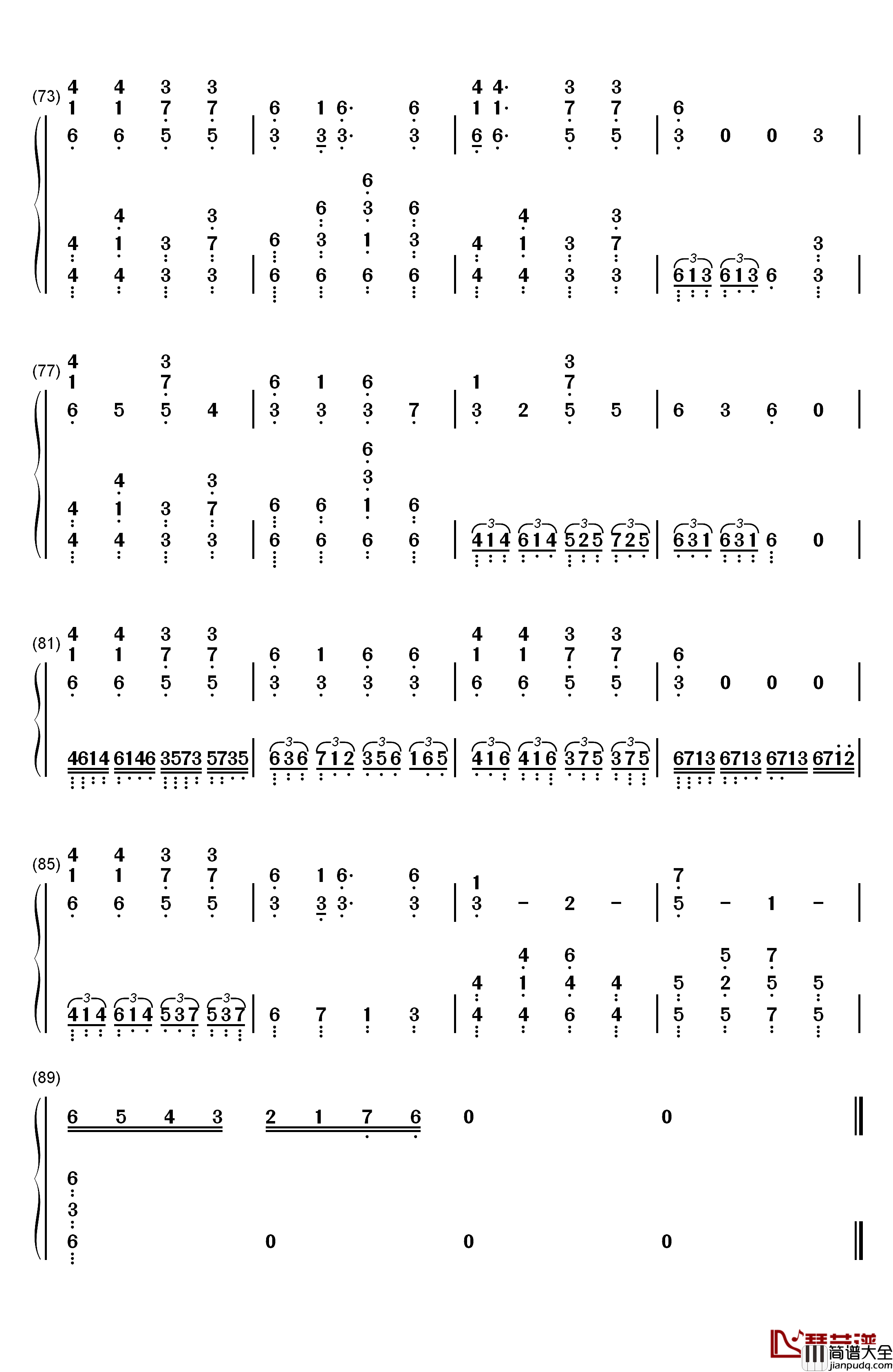 Spooky_Scary_Skeletons钢琴简谱_数字双手_Andrew_Gold