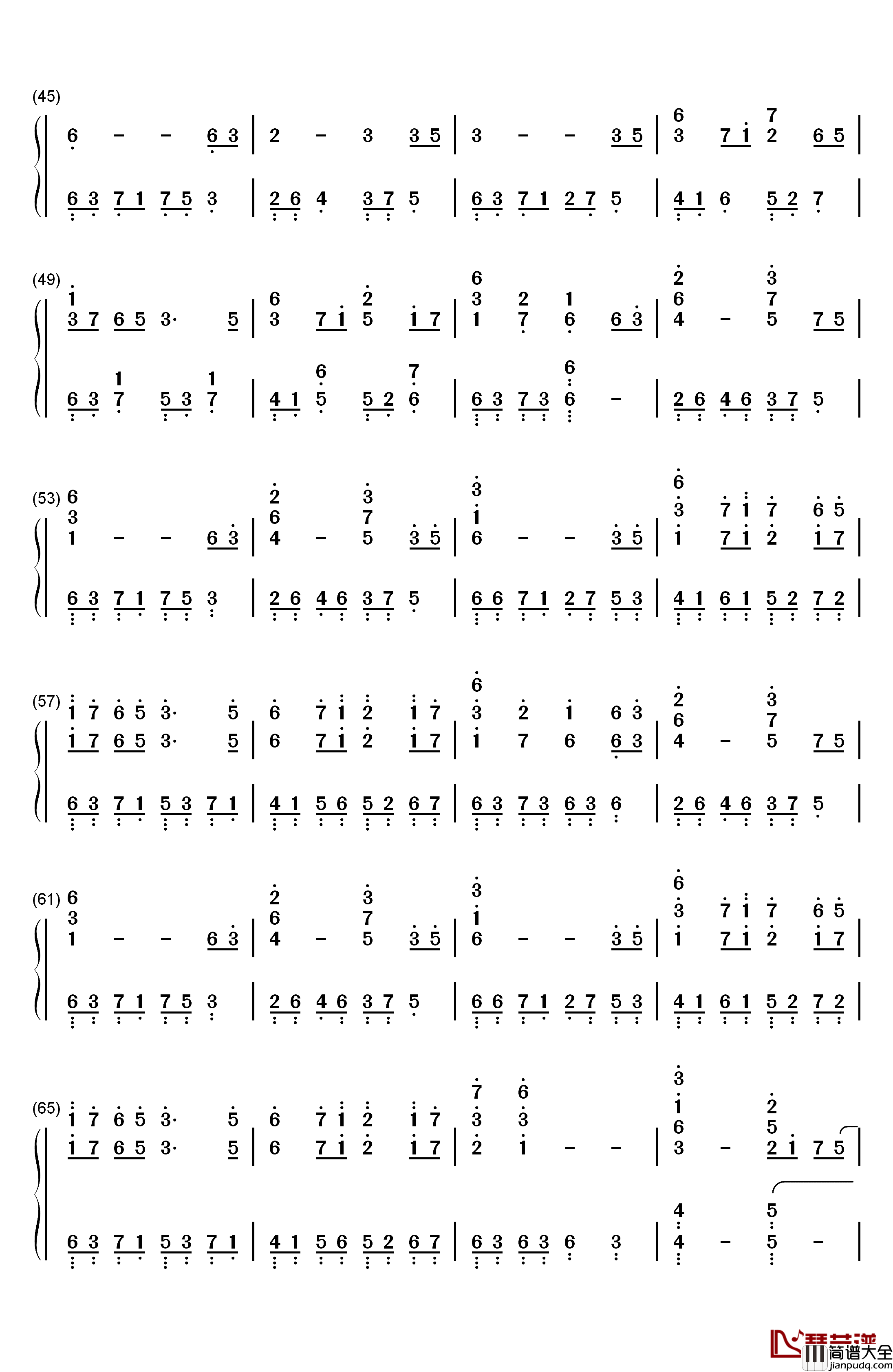 Coming_Home钢琴简谱_数字双手_S.E.N.S.