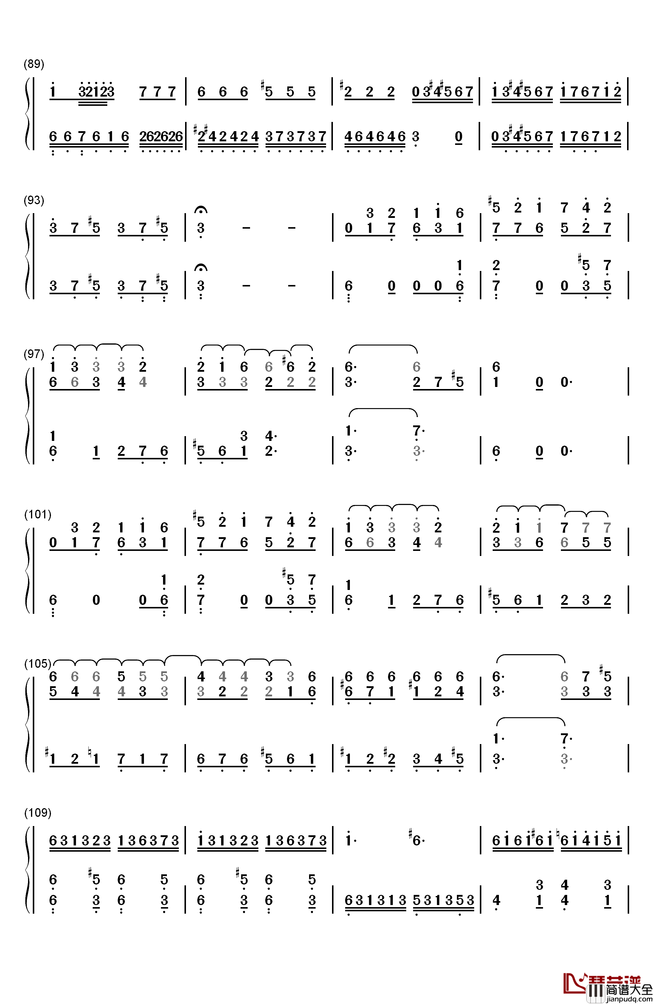 e小调奏鸣曲第一乐章钢琴简谱_数字双手_海顿