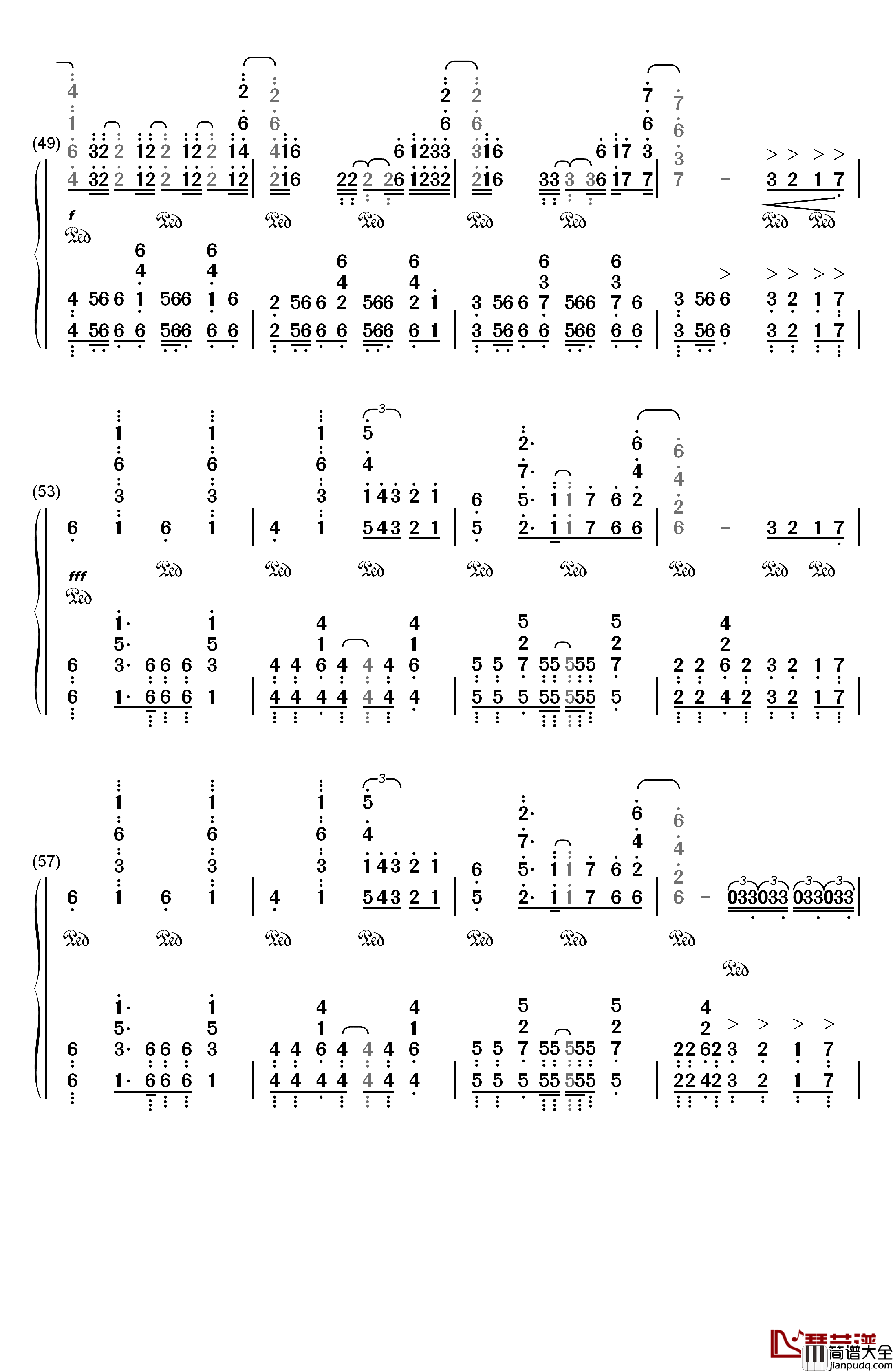 Rise钢琴简谱_数字双手_The_Glitch_Mob_Mako_The_Word_Alive